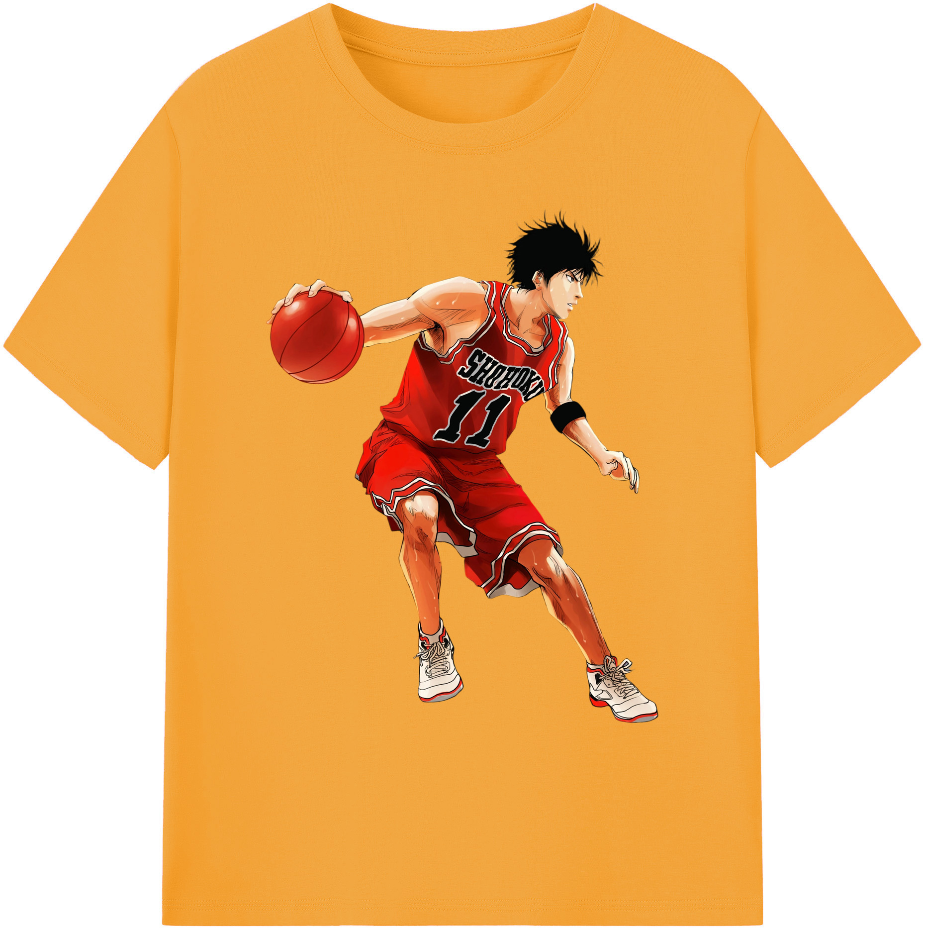 （画像用） SLAM DUNK／スラムダンク 綿100％ メンズ半袖Tシャツ｜肌触りやわらか＆通気性