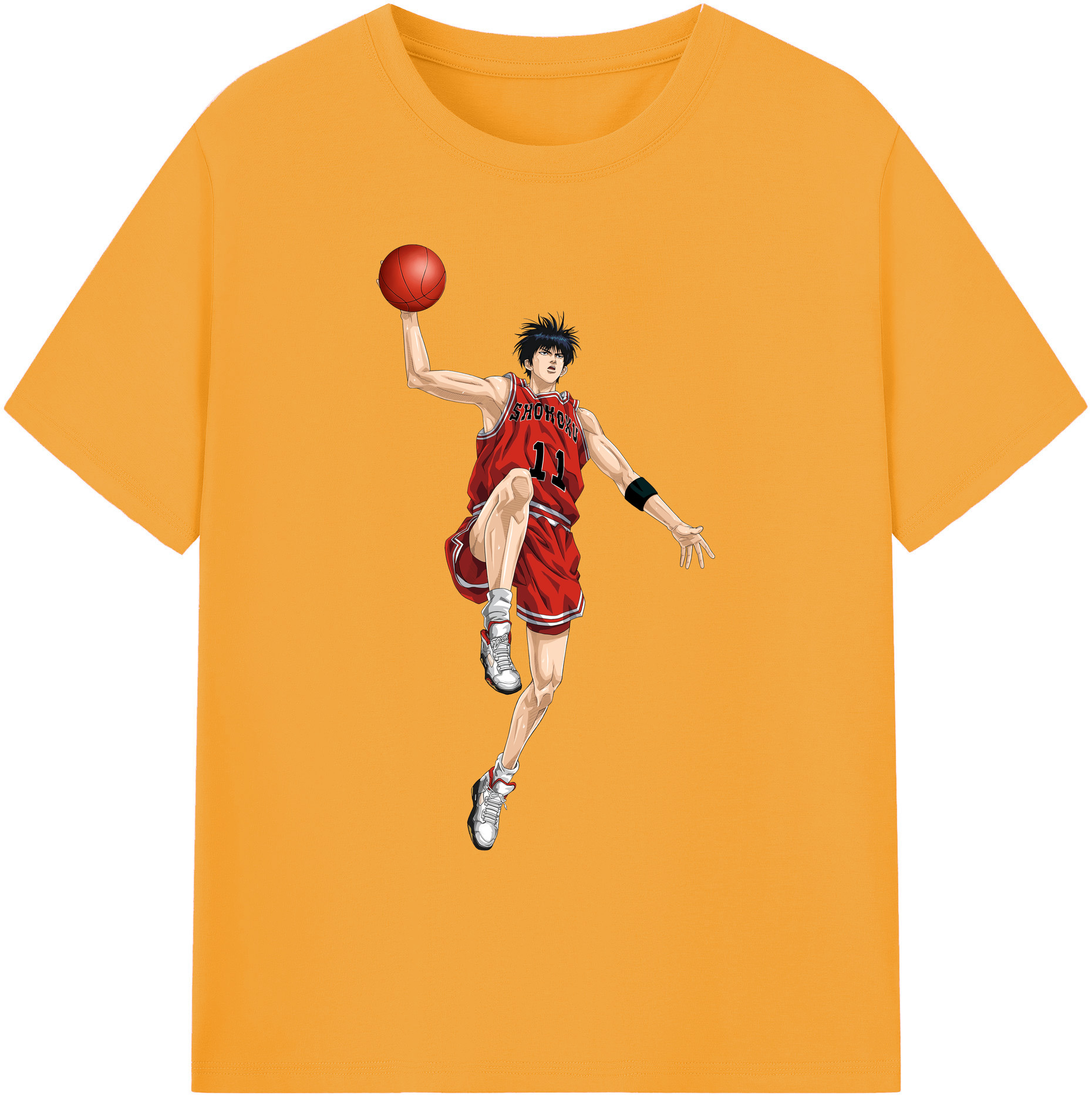（画像用） SLAM DUNK／スラムダンク 綿100％ メンズ半袖Tシャツ｜肌触りやわらか＆通気性