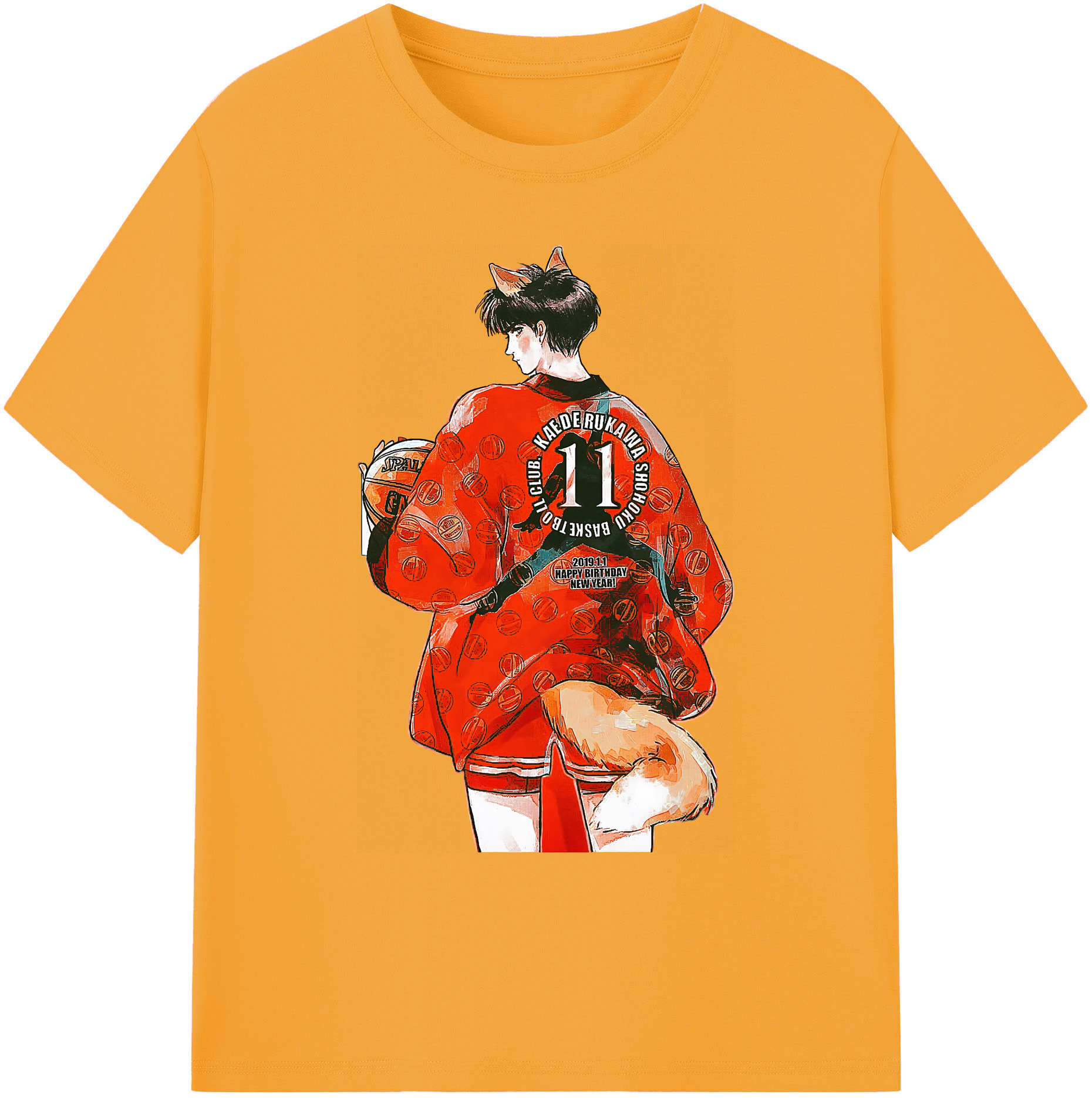 （画像用） SLAM DUNK／スラムダンク 綿100％ メンズ半袖Tシャツ｜肌触りやわらか＆通気性