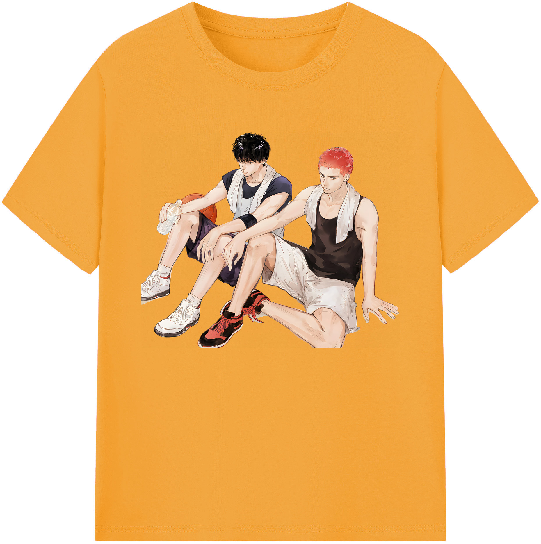 （画像用） SLAM DUNK／スラムダンク 綿100％ メンズ半袖Tシャツ｜肌触りやわらか＆通気性