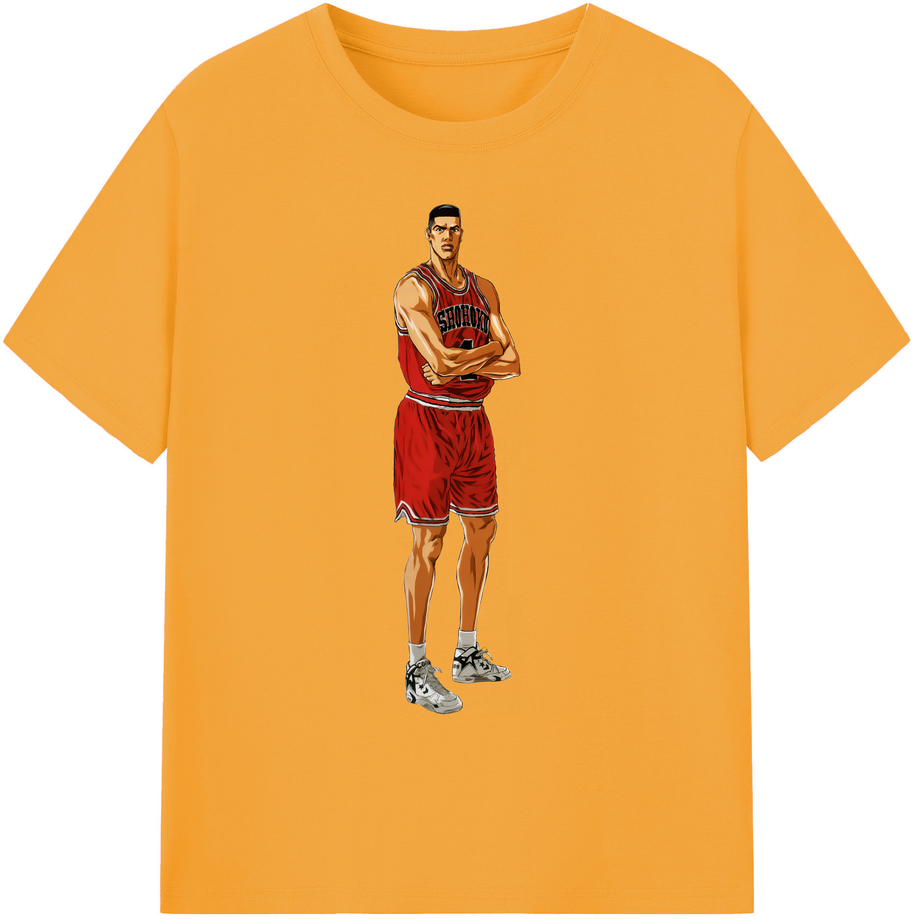 （画像用） SLAM DUNK／スラムダンク 綿100％ メンズ半袖Tシャツ｜肌触りやわらか＆通気性