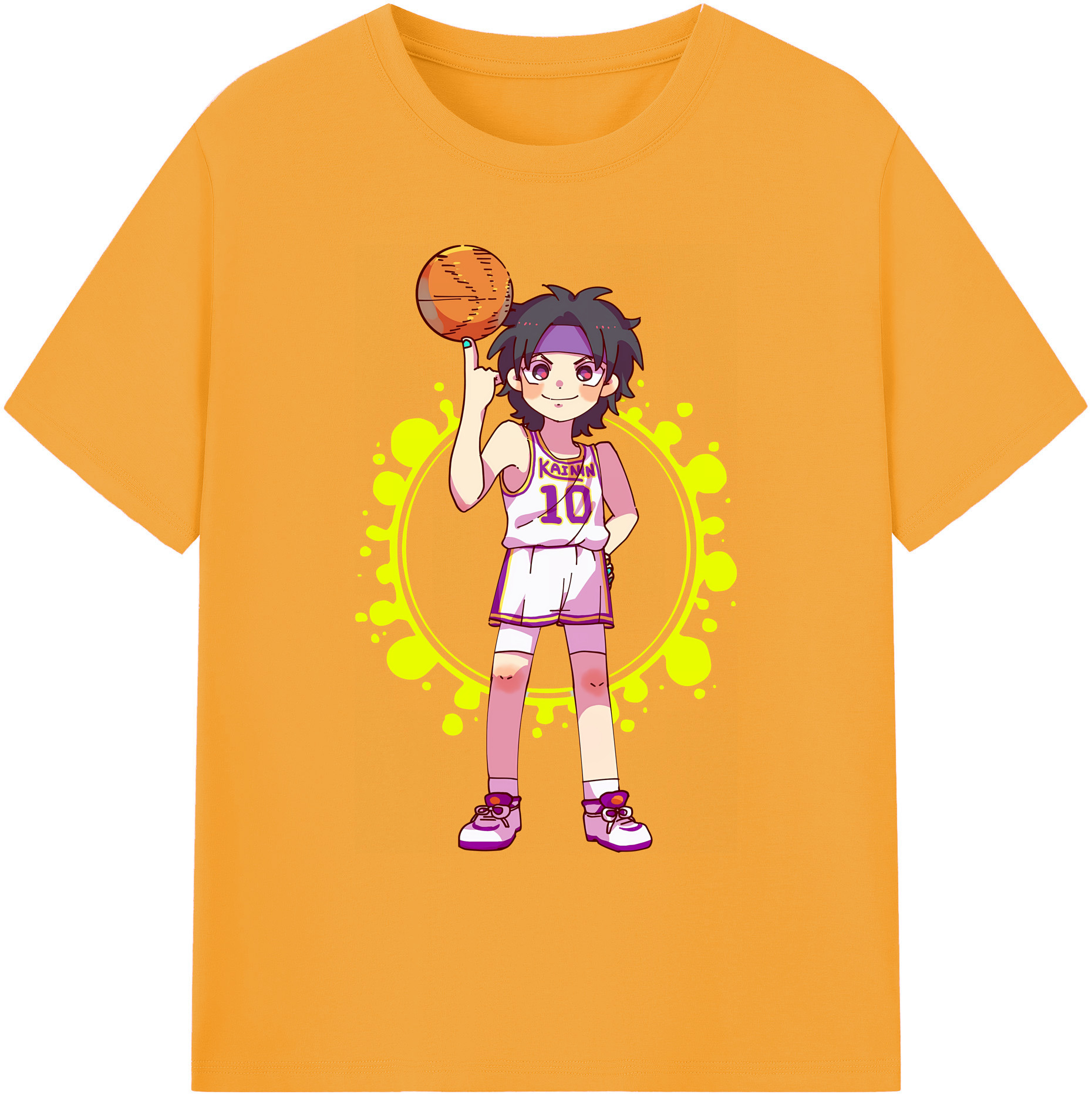 （画像用） SLAM DUNK／スラムダンク 綿100％ メンズ半袖Tシャツ｜肌触りやわらか＆通気性