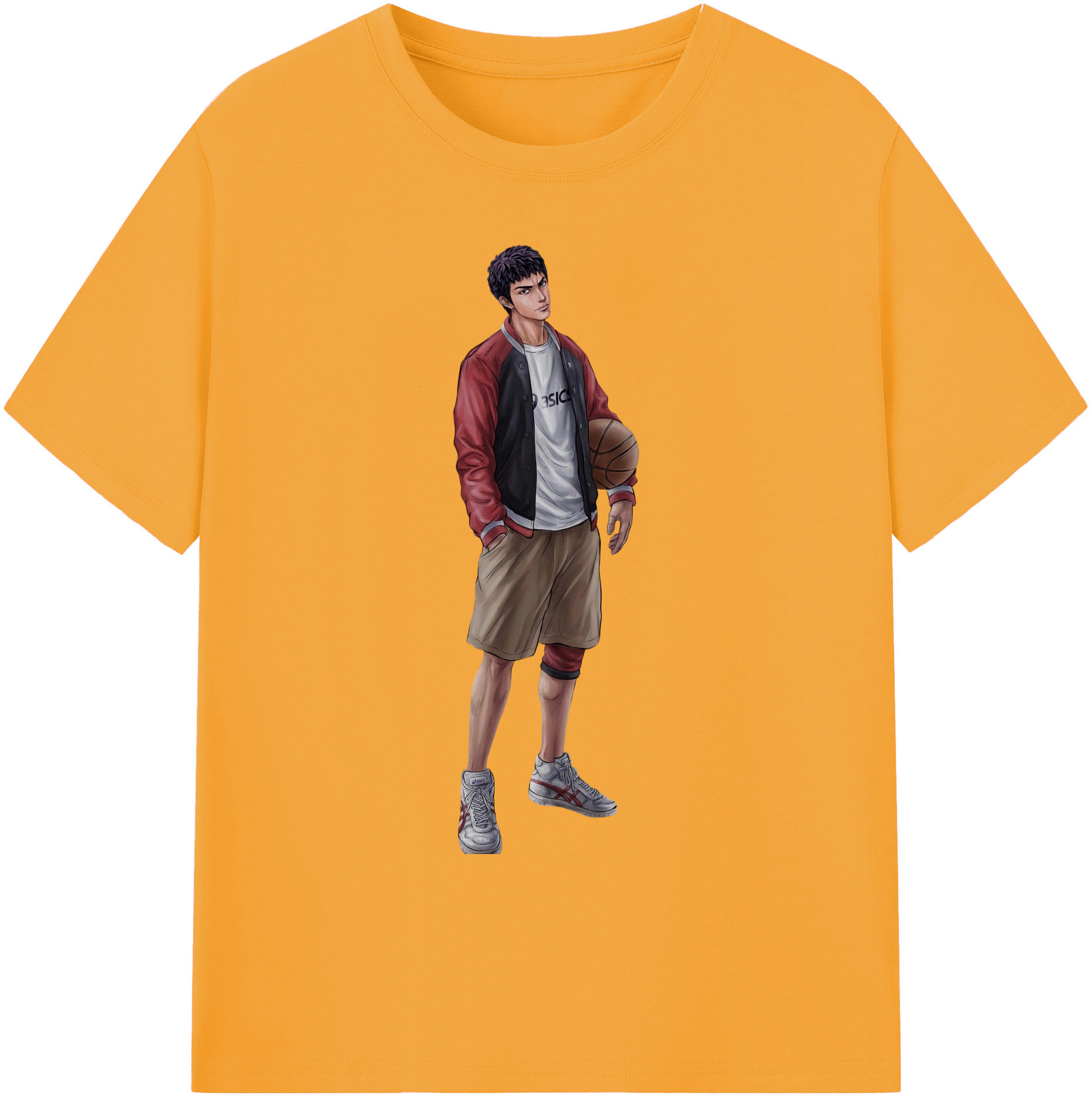 （画像用） SLAM DUNK／スラムダンク 綿100％ メンズ半袖Tシャツ｜肌触りやわらか＆通気性
