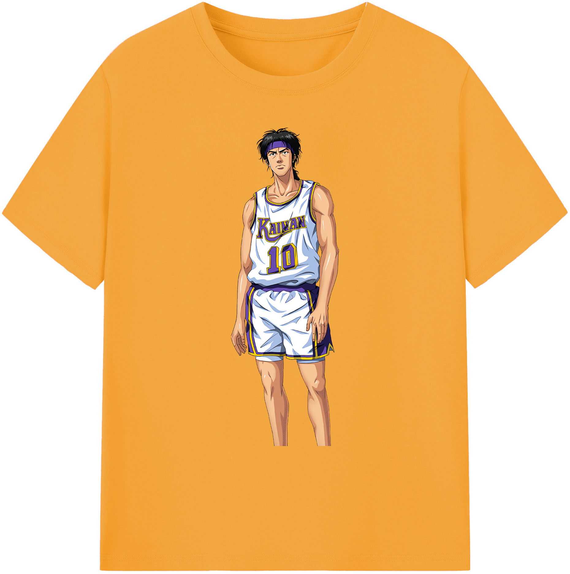 （画像用） SLAM DUNK／スラムダンク 綿100％ メンズ半袖Tシャツ｜肌触りやわらか＆通気性