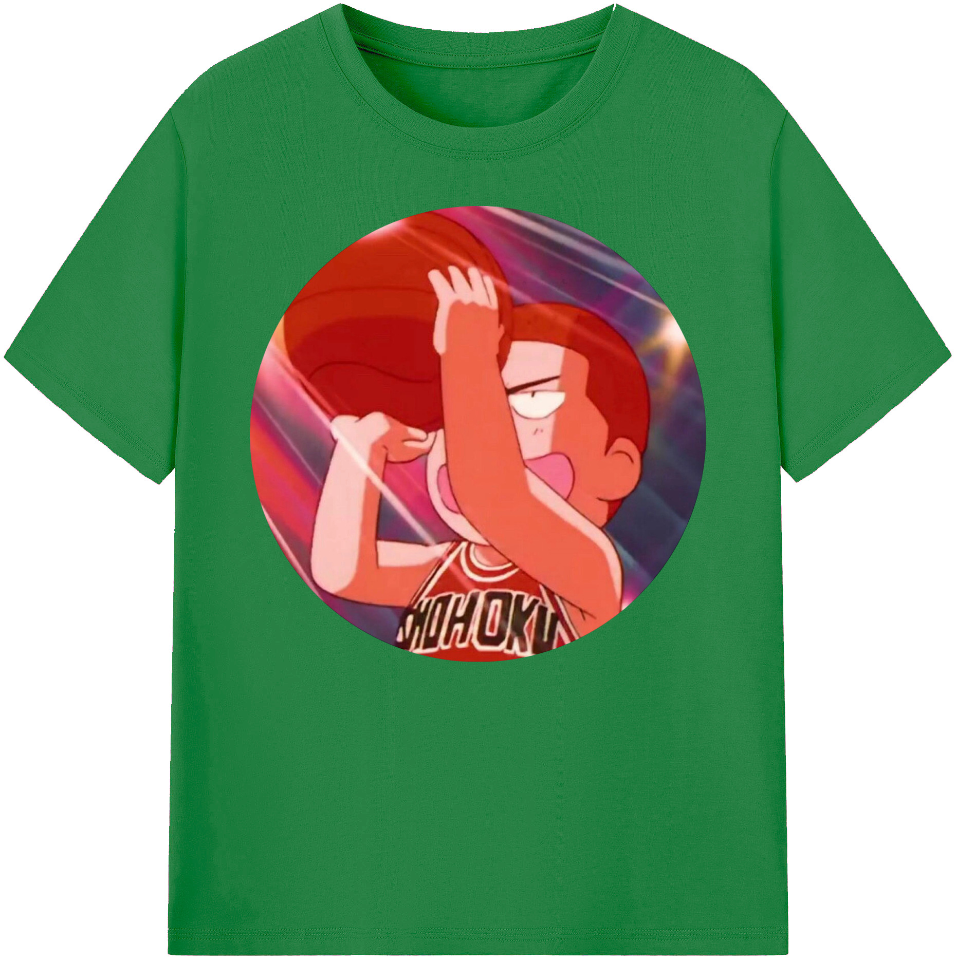 （画像用） SLAM DUNK／スラムダンク 綿100％ メンズ半袖Tシャツ｜肌触りやわらか＆通気性