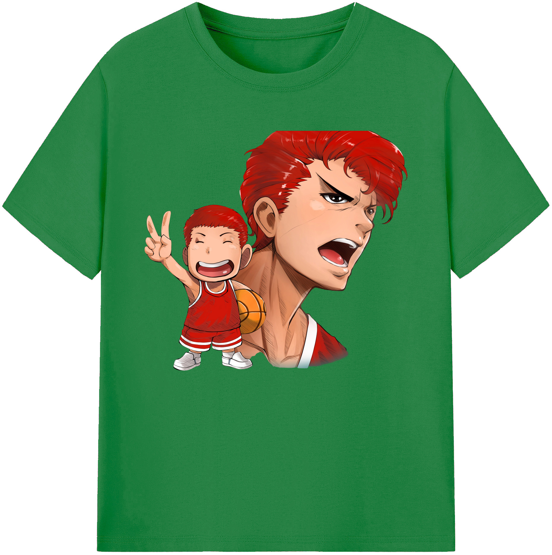 （画像用） SLAM DUNK／スラムダンク 綿100％ メンズ半袖Tシャツ｜肌触りやわらか＆通気性