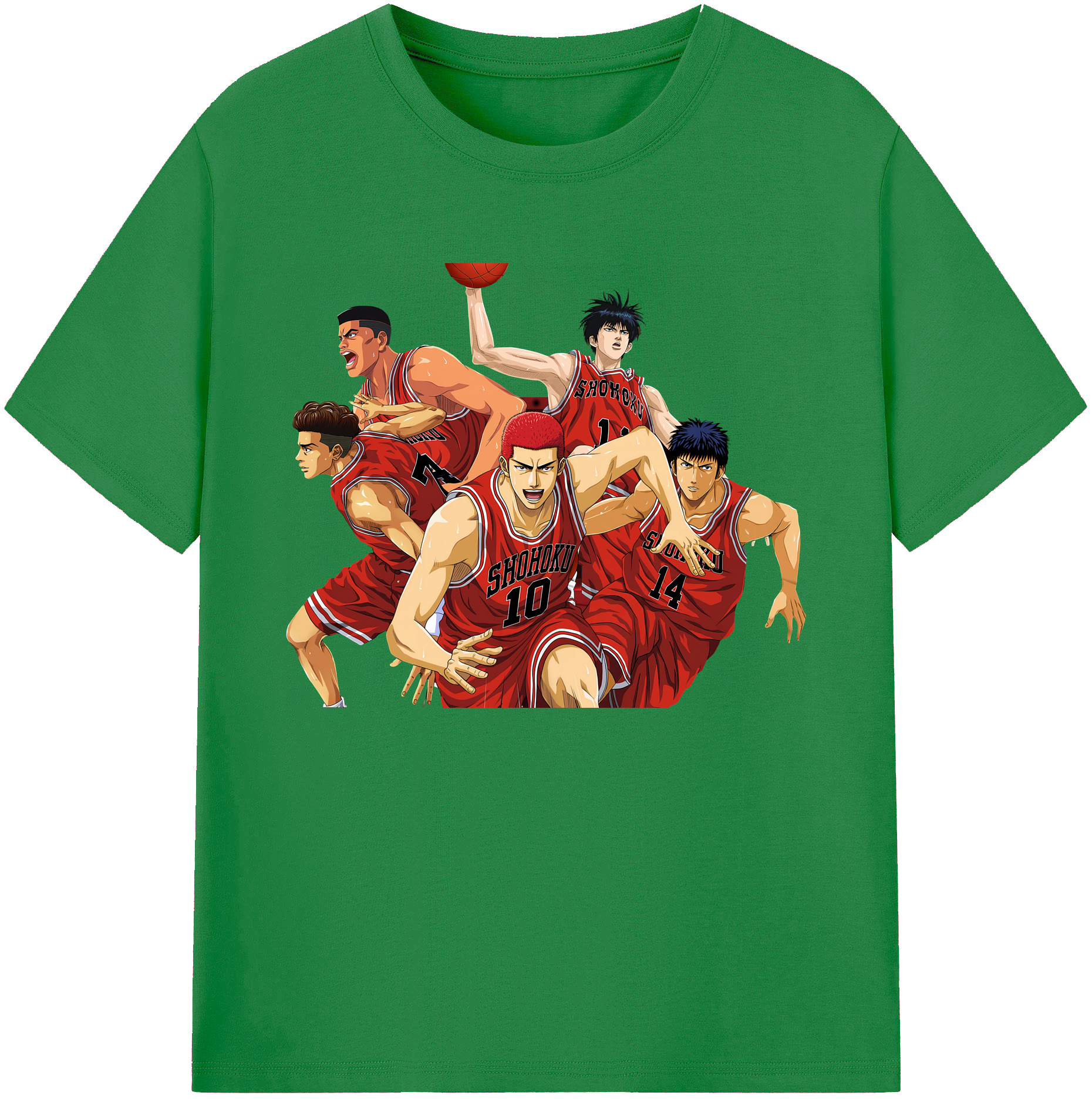 （画像用） SLAM DUNK／スラムダンク 綿100％ メンズ半袖Tシャツ｜肌触りやわらか＆通気性