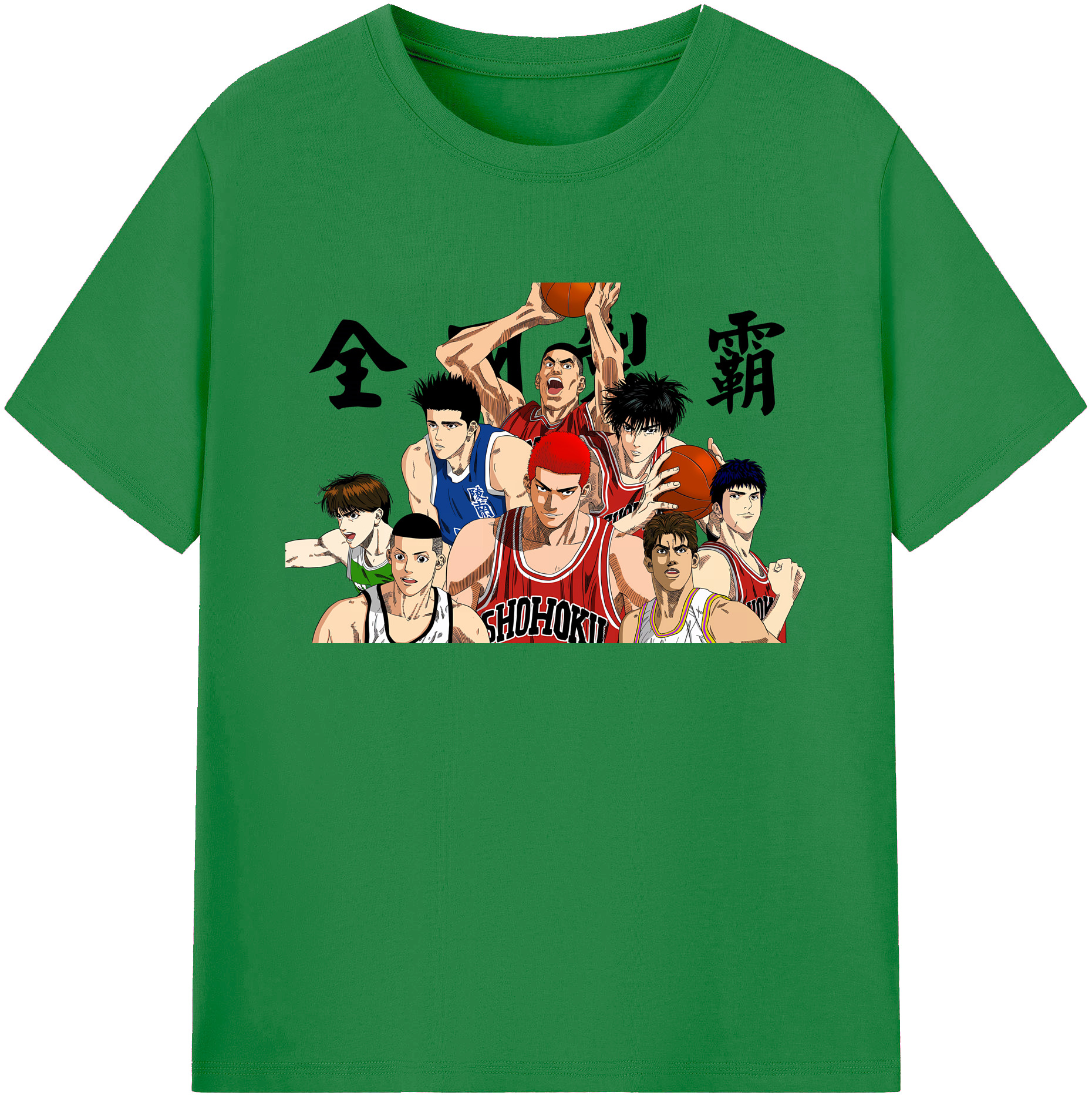 （画像用） SLAM DUNK／スラムダンク 綿100％ メンズ半袖Tシャツ｜肌触りやわらか＆通気性
