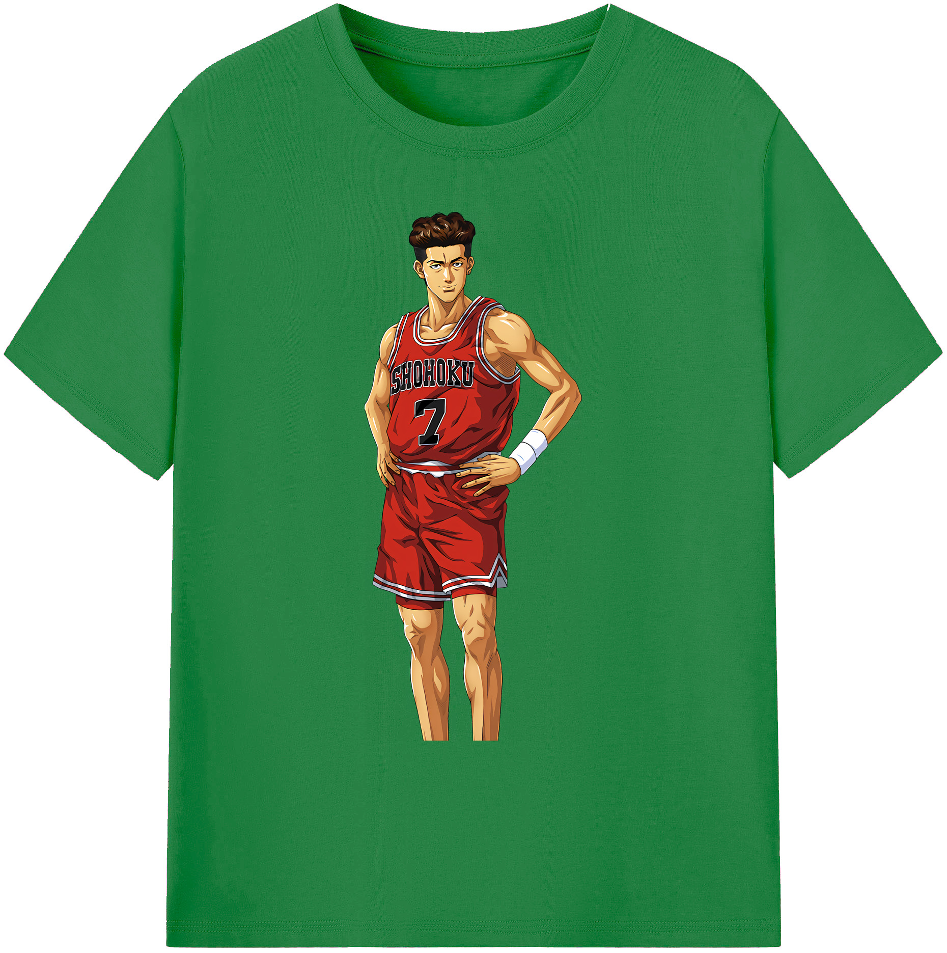 （画像用） SLAM DUNK／スラムダンク 綿100％ メンズ半袖Tシャツ｜肌触りやわらか＆通気性