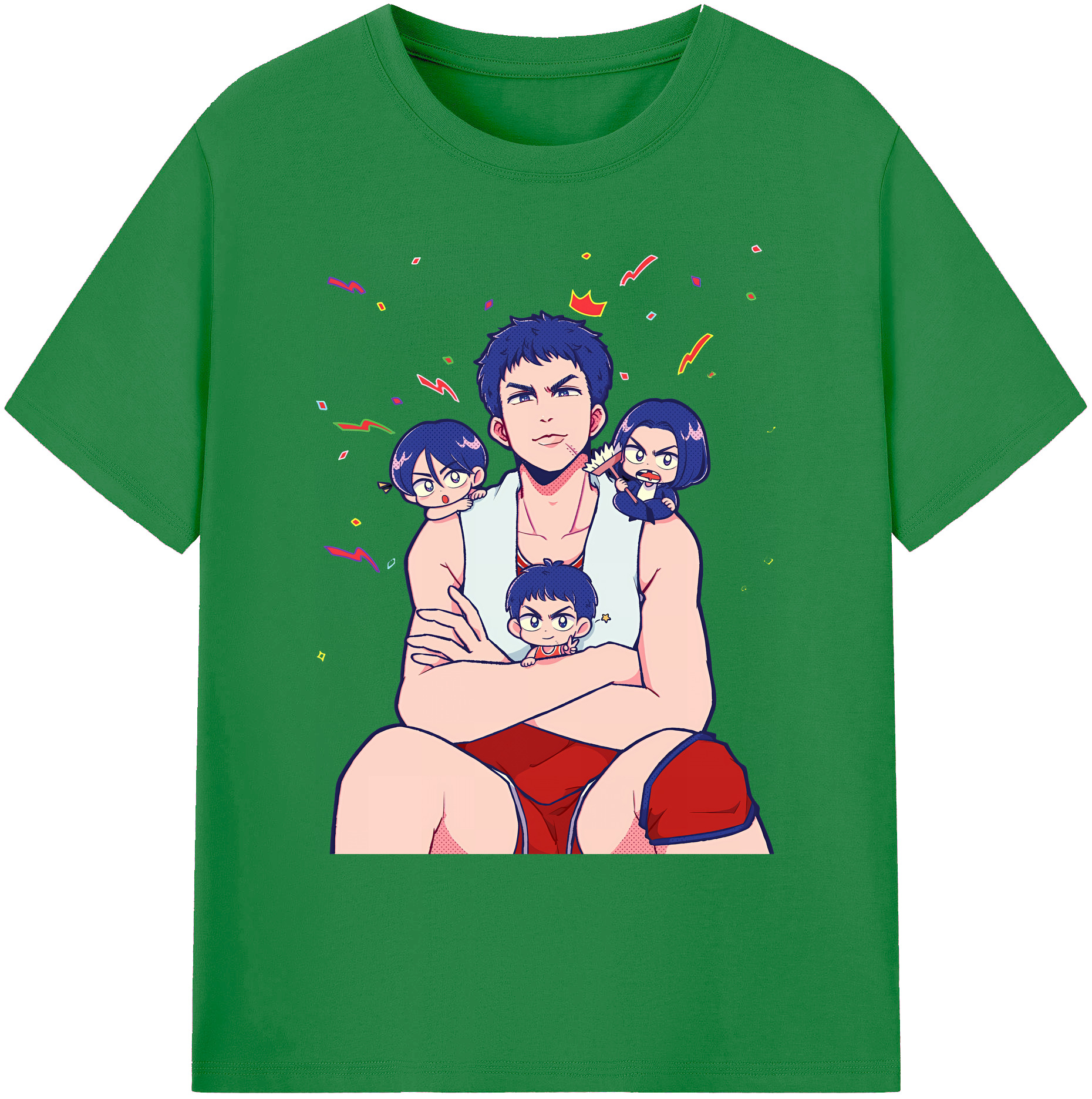 （画像用） SLAM DUNK／スラムダンク 綿100％ メンズ半袖Tシャツ｜肌触りやわらか＆通気性