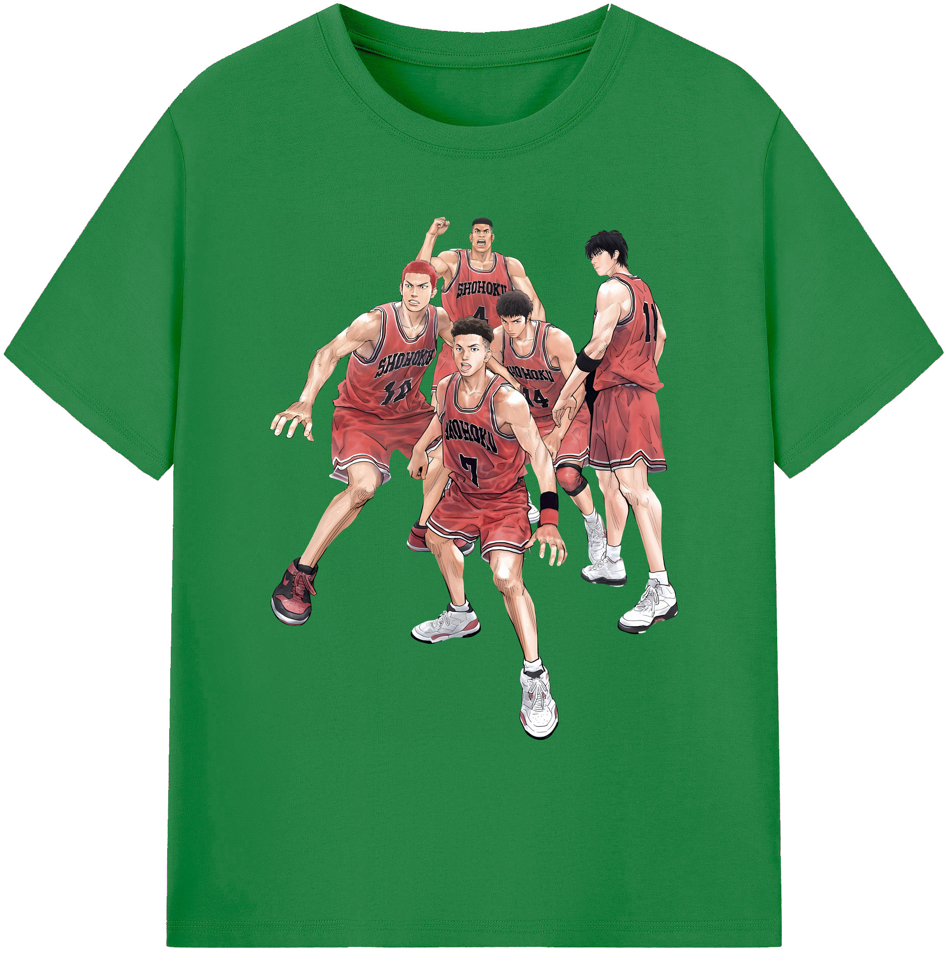 （画像用） SLAM DUNK／スラムダンク 綿100％ メンズ半袖Tシャツ｜肌触りやわらか＆通気性