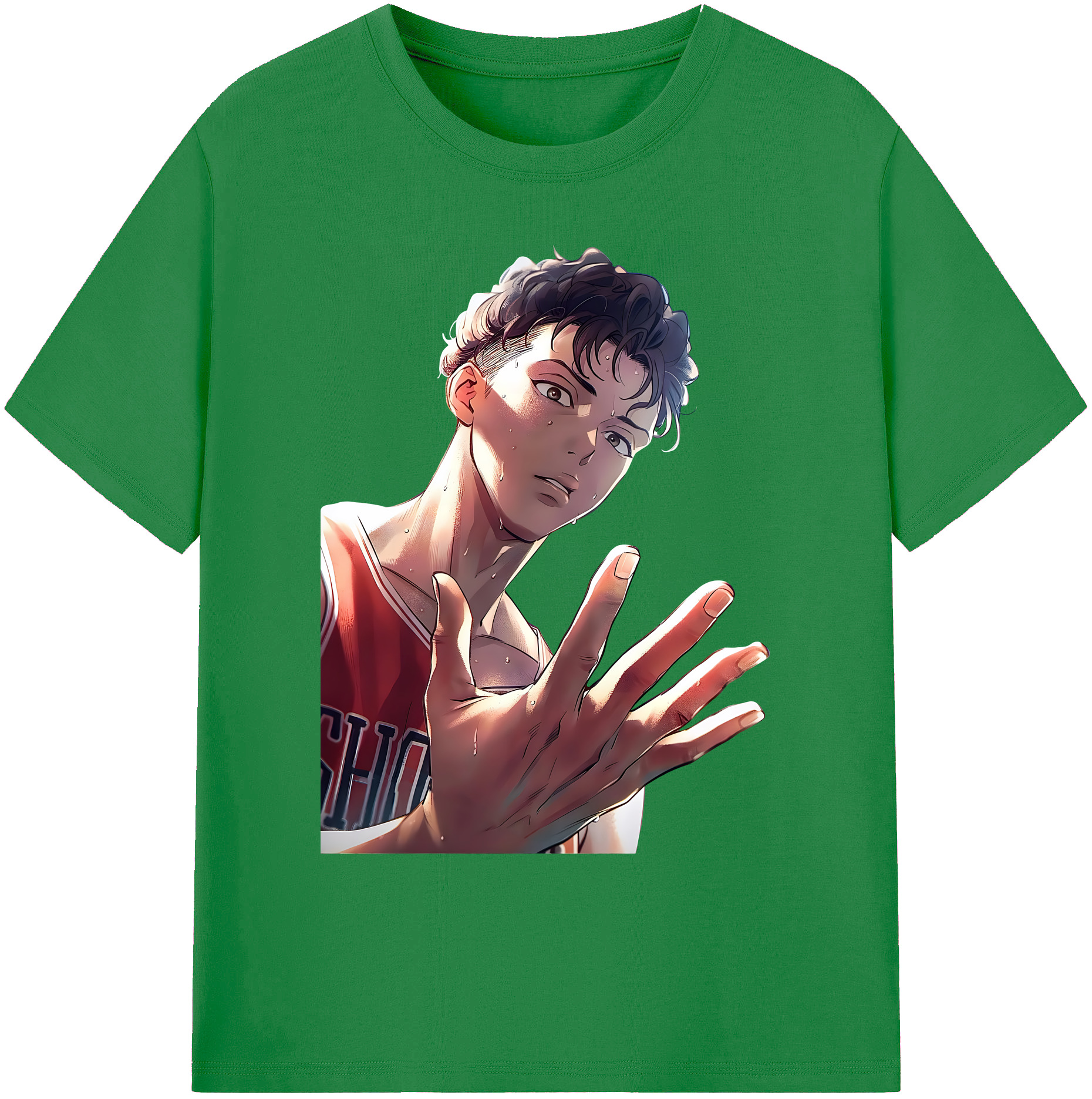 （画像用） SLAM DUNK／スラムダンク 綿100％ メンズ半袖Tシャツ｜肌触りやわらか＆通気性
