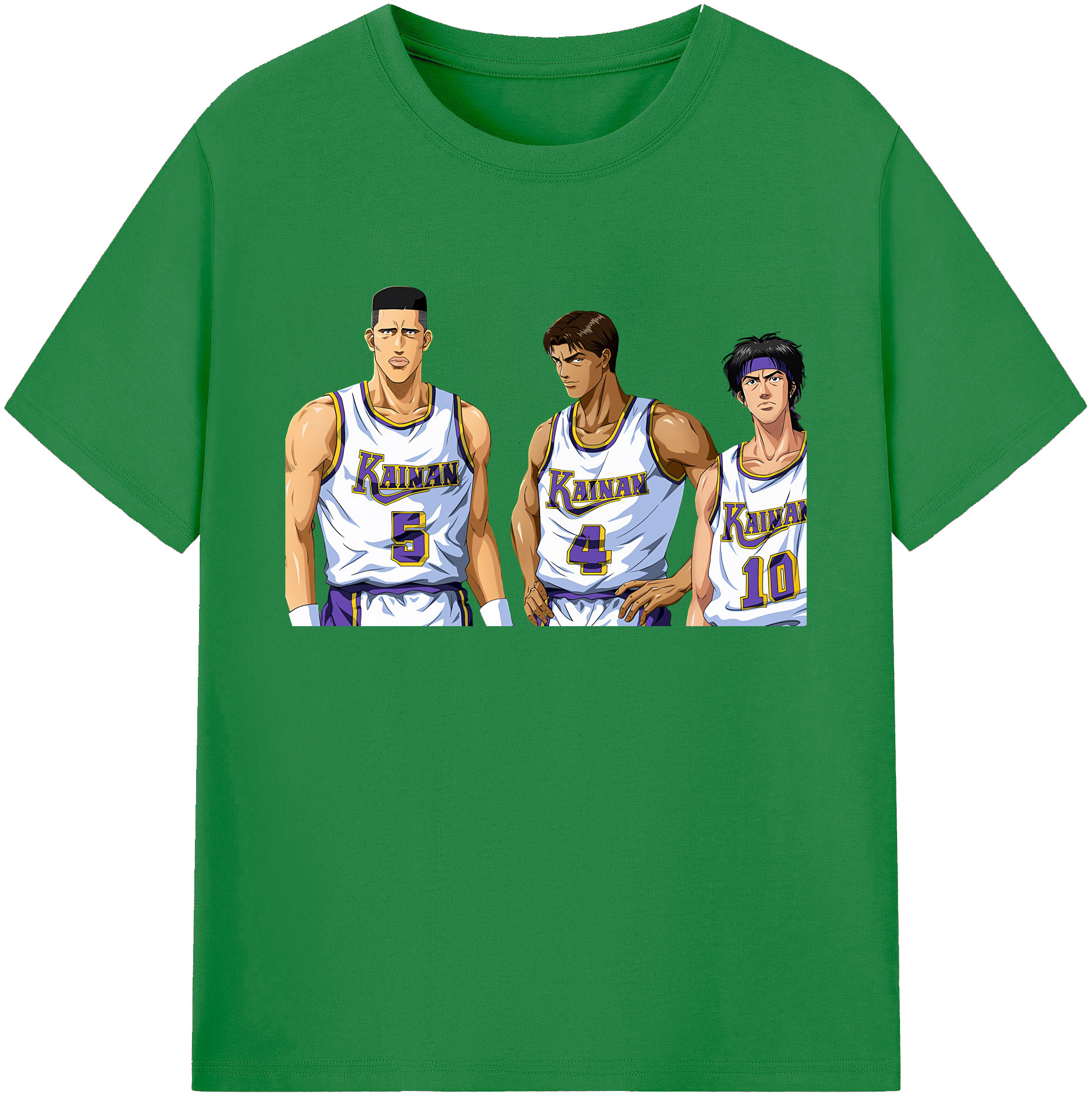 （画像用） SLAM DUNK／スラムダンク 綿100％ メンズ半袖Tシャツ｜肌触りやわらか＆通気性
