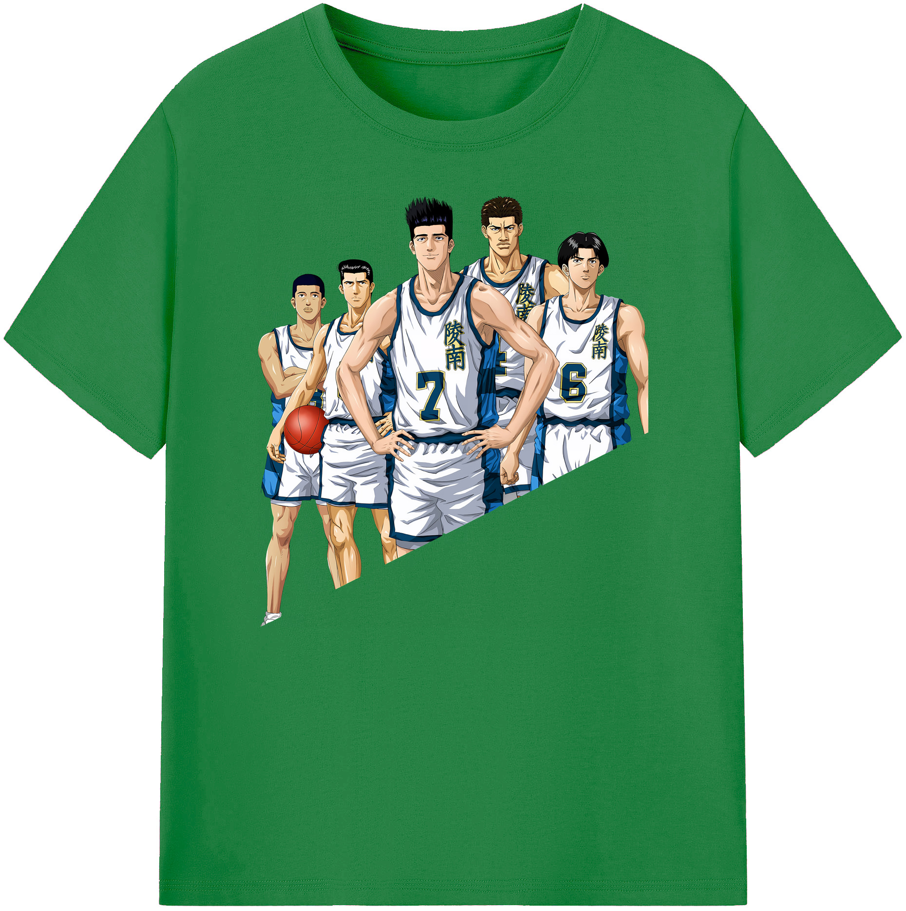 （画像用） SLAM DUNK／スラムダンク 綿100％ メンズ半袖Tシャツ｜肌触りやわらか＆通気性