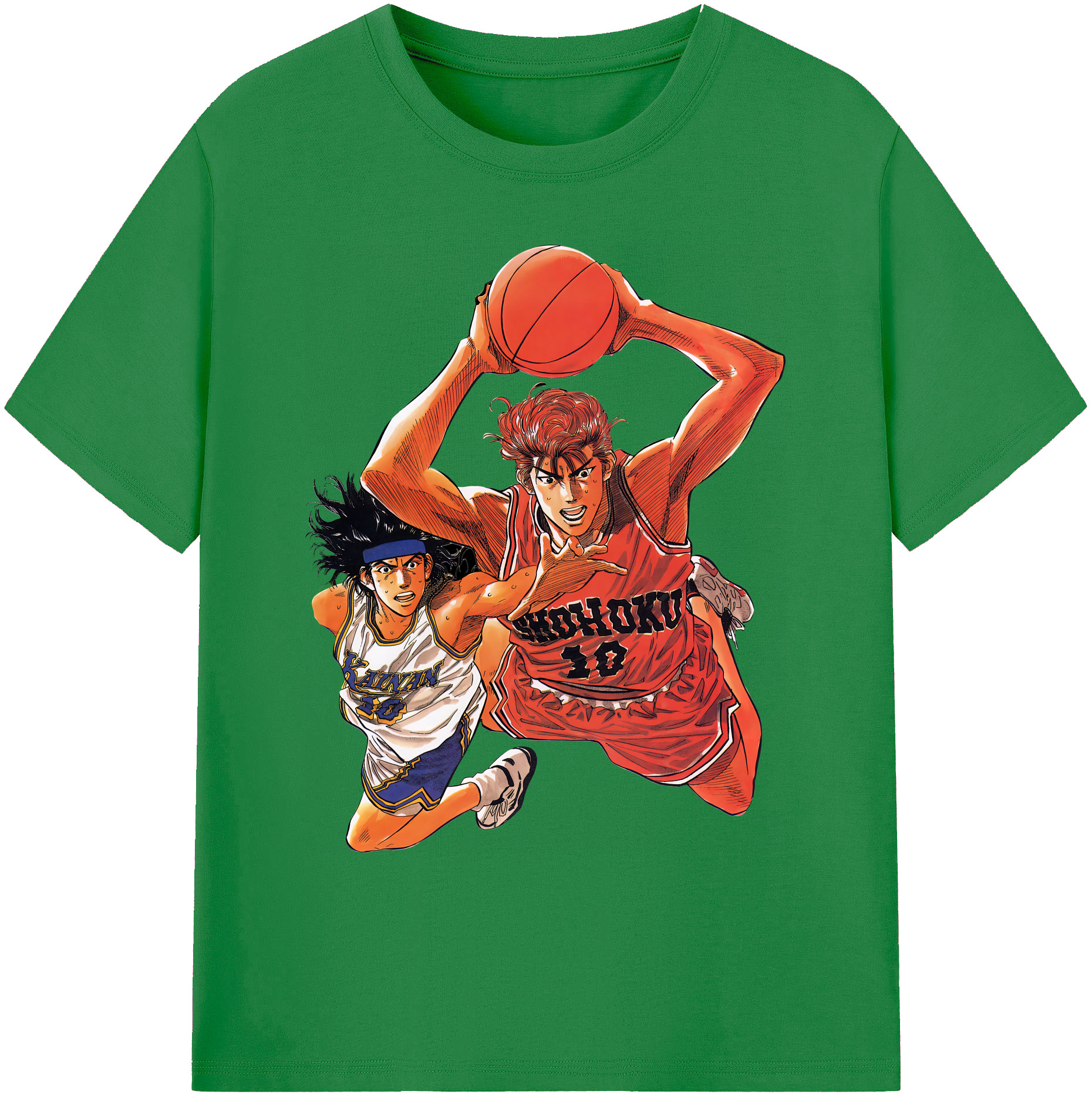 （画像用） SLAM DUNK／スラムダンク 綿100％ メンズ半袖Tシャツ｜肌触りやわらか＆通気性