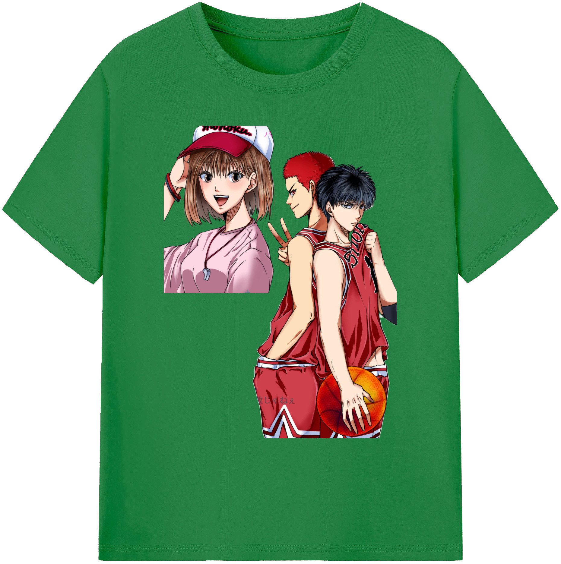 （画像用） SLAM DUNK／スラムダンク 綿100％ メンズ半袖Tシャツ｜肌触りやわらか＆通気性