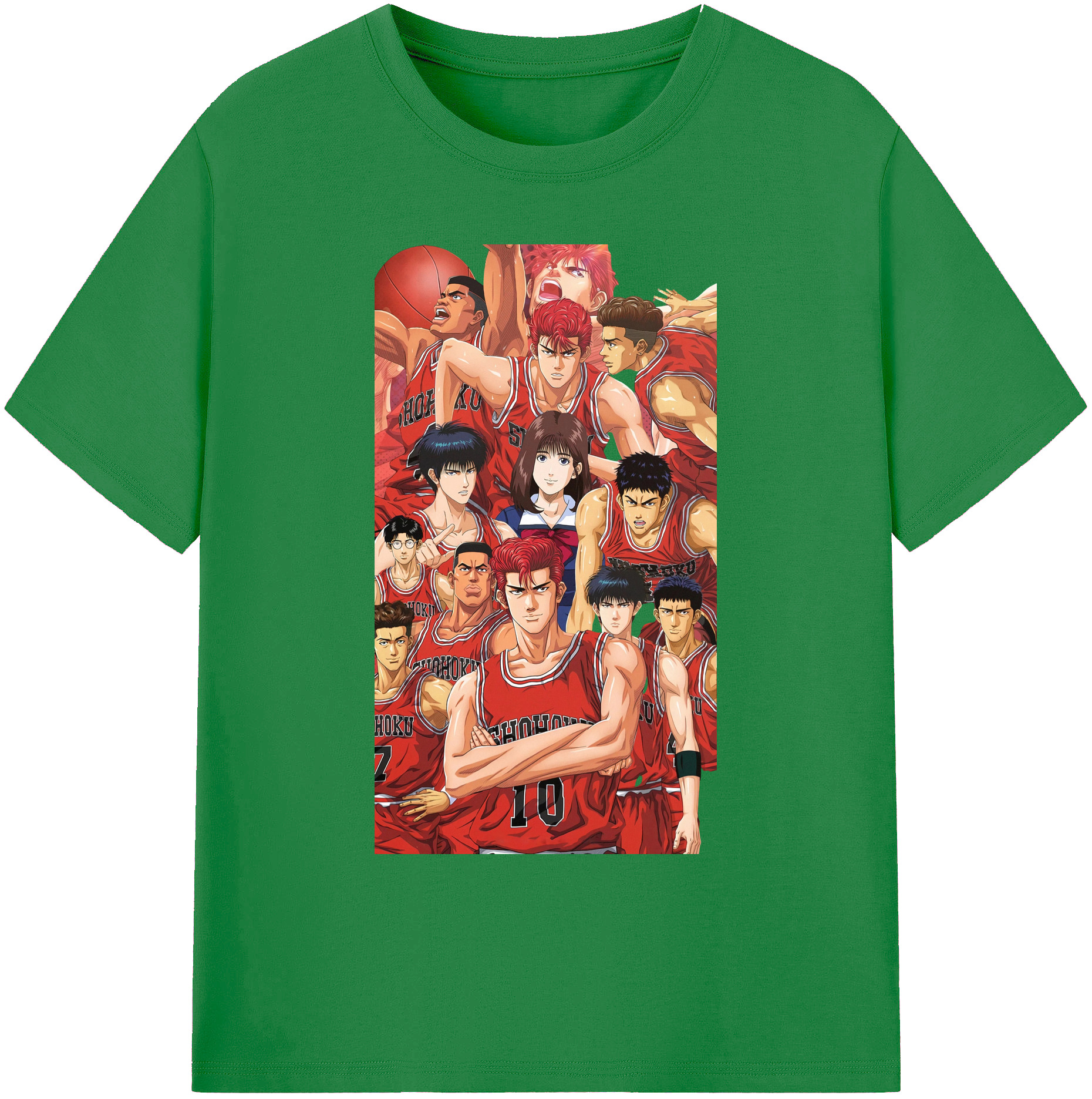 （画像用） SLAM DUNK／スラムダンク 綿100％ メンズ半袖Tシャツ｜肌触りやわらか＆通気性