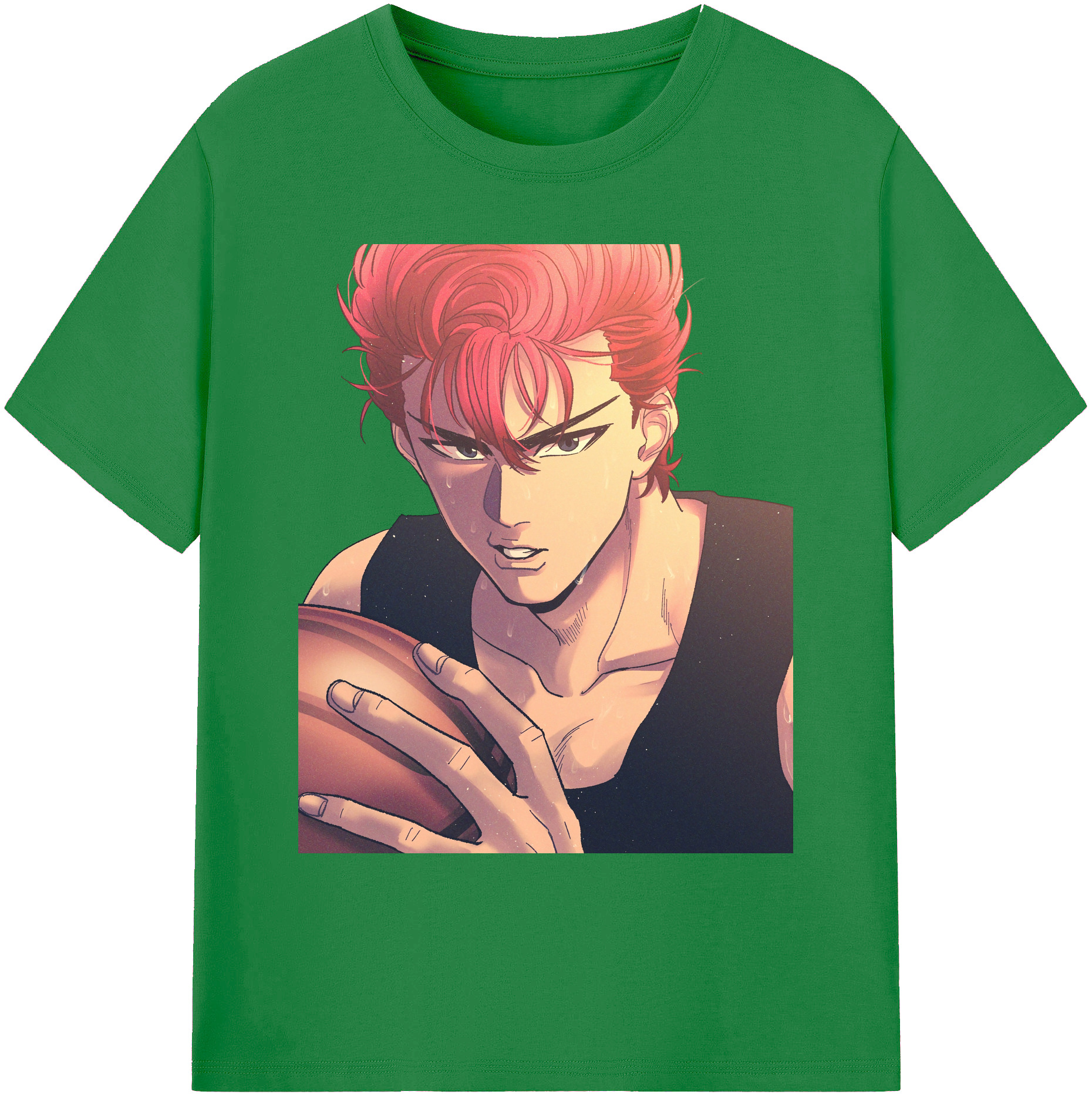 （画像用） SLAM DUNK／スラムダンク 綿100％ メンズ半袖Tシャツ｜肌触りやわらか＆通気性