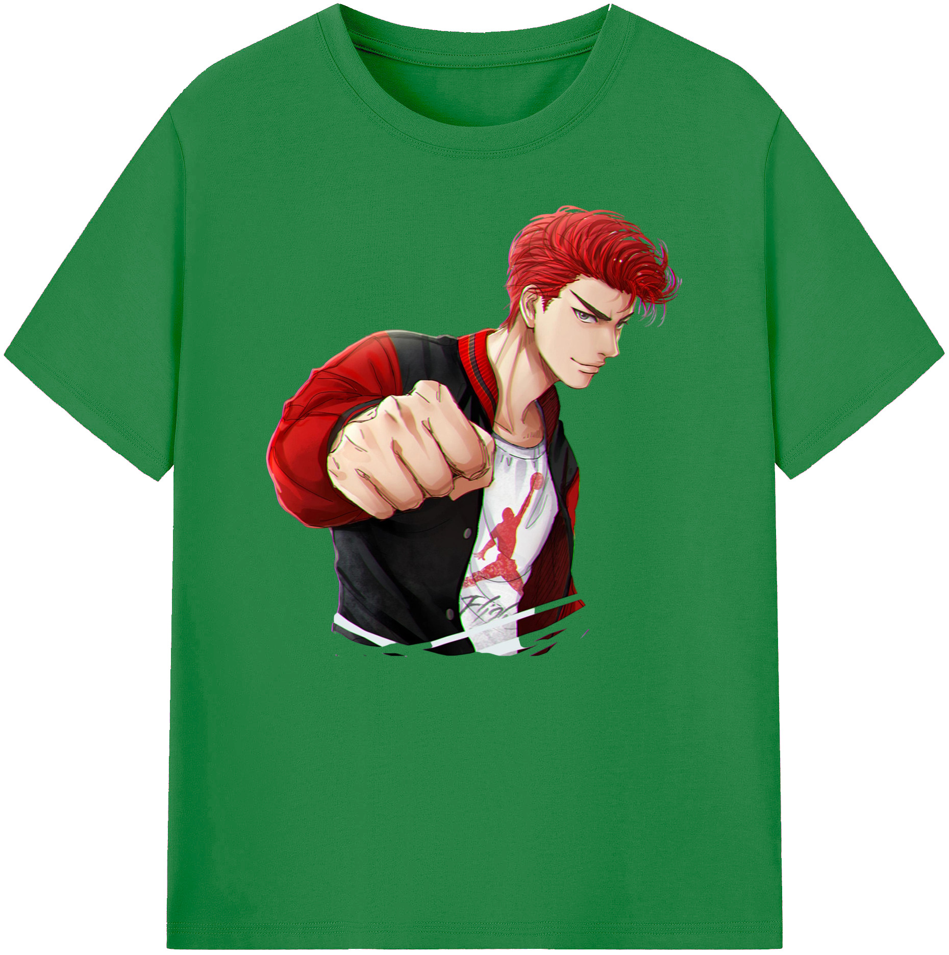 （画像用） SLAM DUNK／スラムダンク 綿100％ メンズ半袖Tシャツ｜肌触りやわらか＆通気性