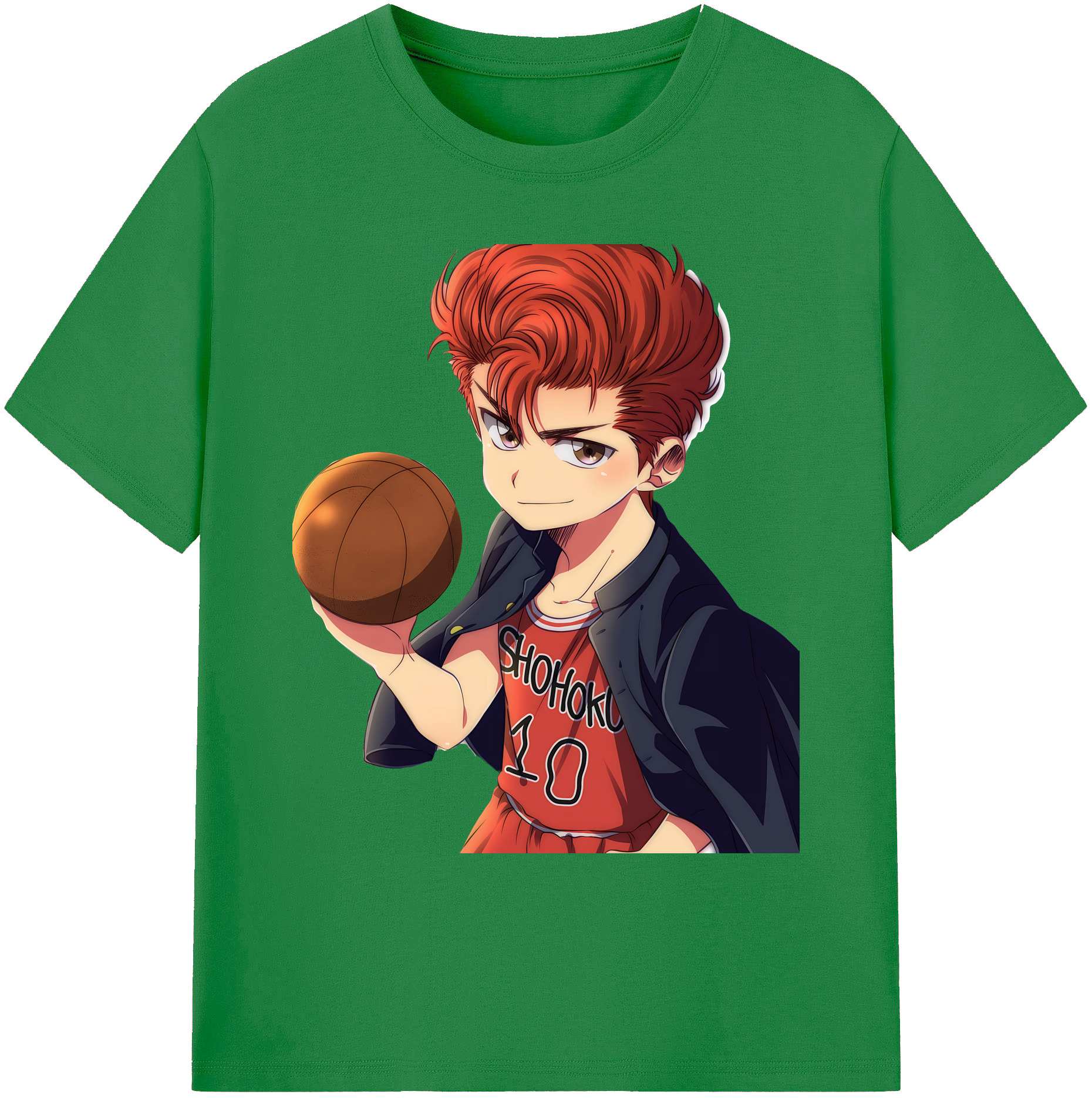 （画像用） SLAM DUNK／スラムダンク 綿100％ メンズ半袖Tシャツ｜肌触りやわらか＆通気性
