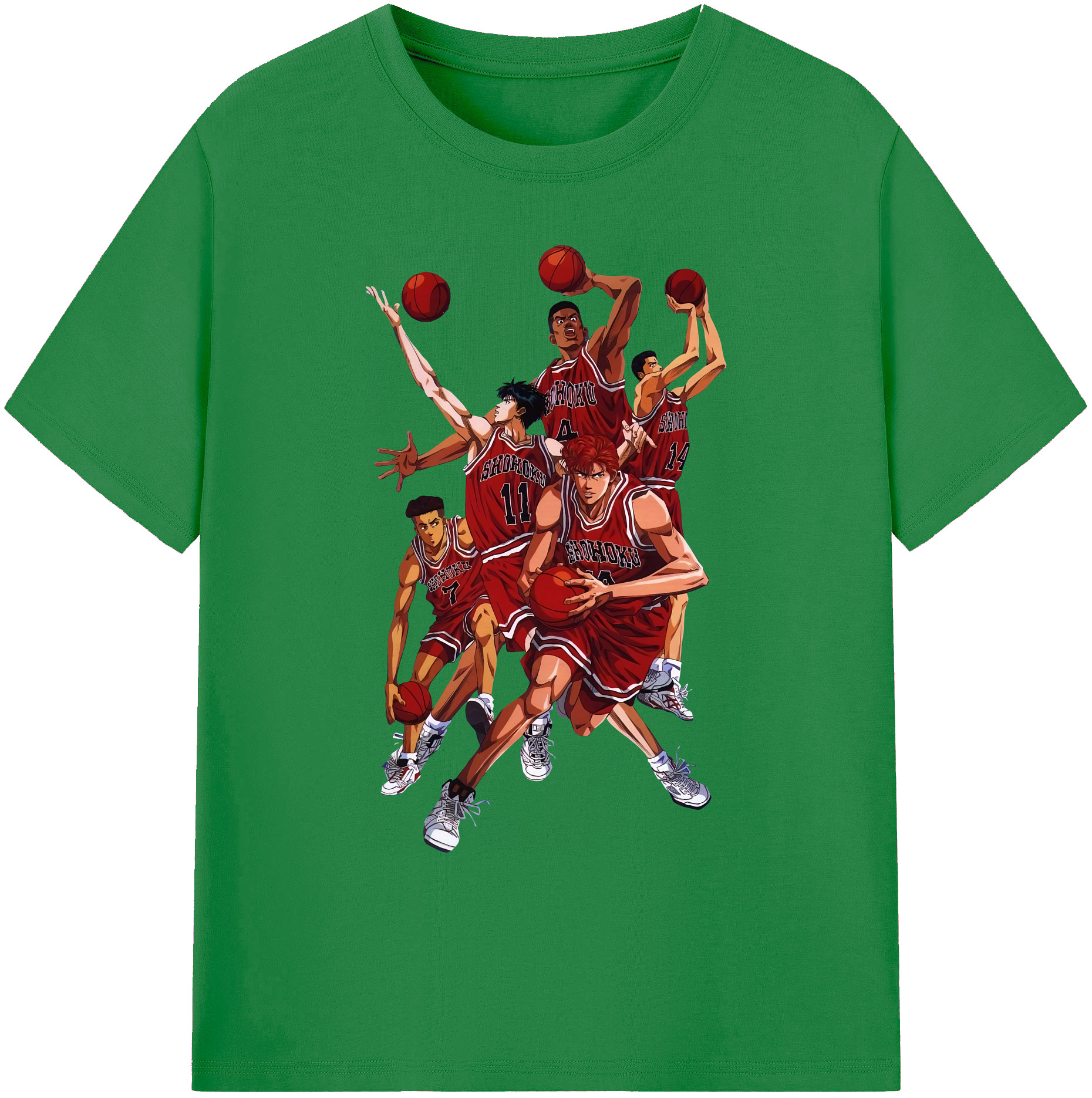 （画像用） SLAM DUNK／スラムダンク 綿100％ メンズ半袖Tシャツ｜肌触りやわらか＆通気性