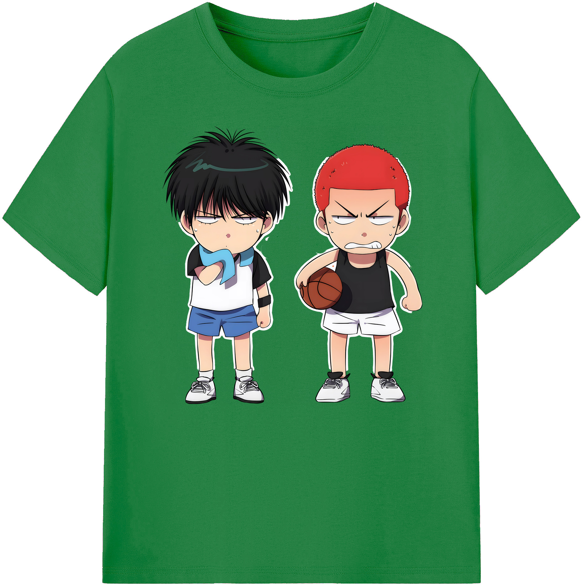 （画像用） SLAM DUNK／スラムダンク 綿100％ メンズ半袖Tシャツ｜肌触りやわらか＆通気性