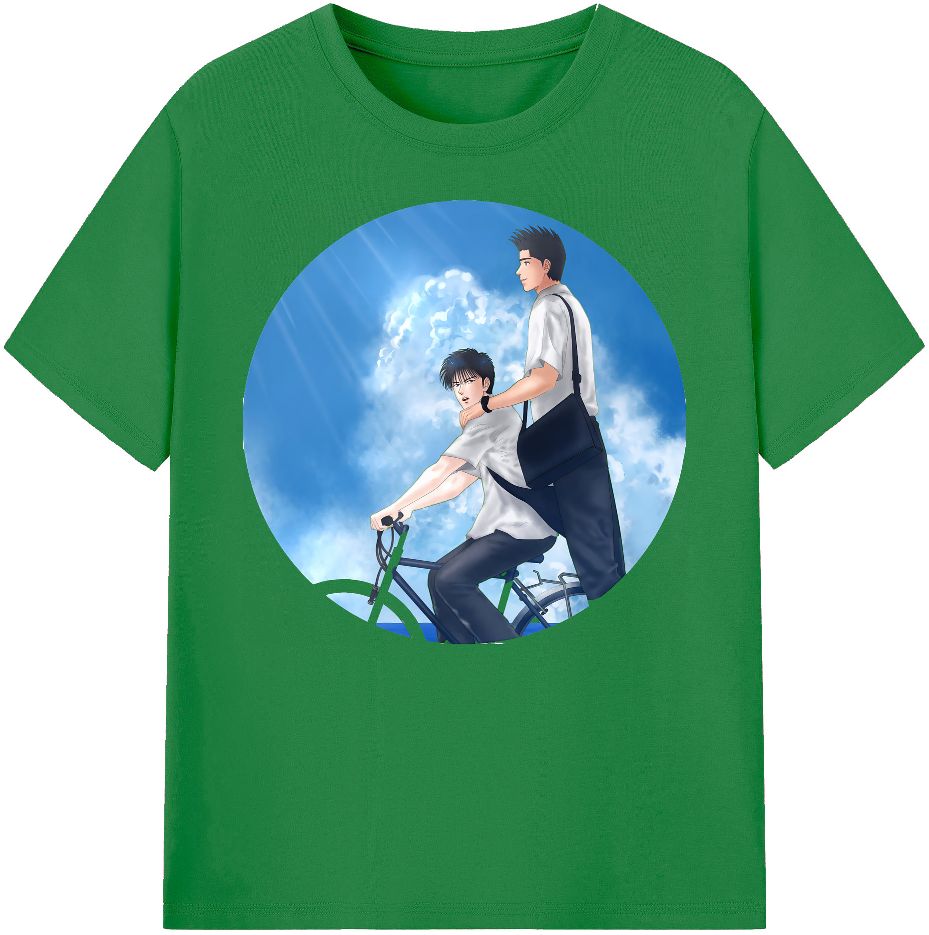 （画像用） SLAM DUNK／スラムダンク 綿100％ メンズ半袖Tシャツ｜肌触りやわらか＆通気性