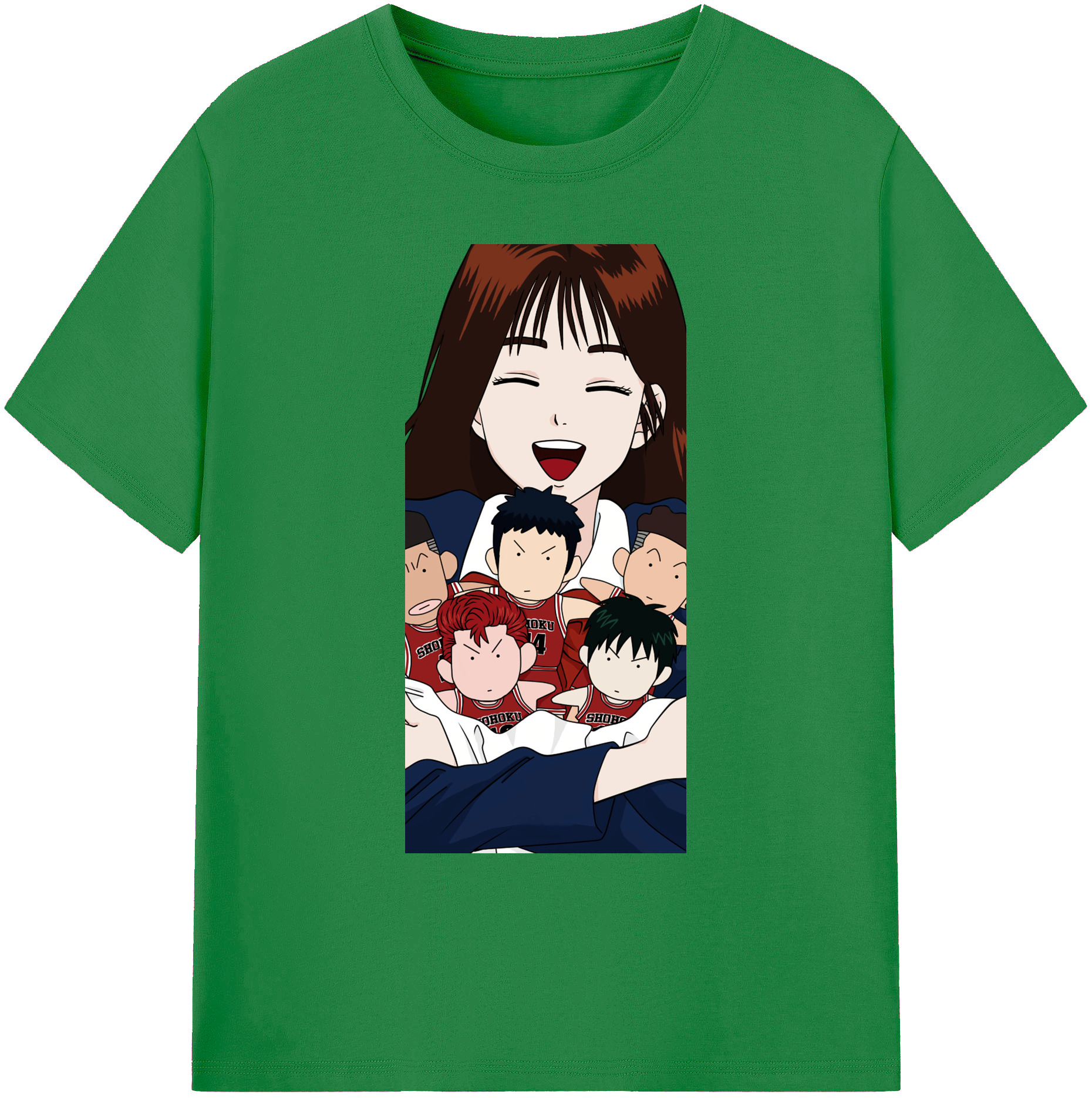（画像用） SLAM DUNK／スラムダンク 綿100％ メンズ半袖Tシャツ｜肌触りやわらか＆通気性