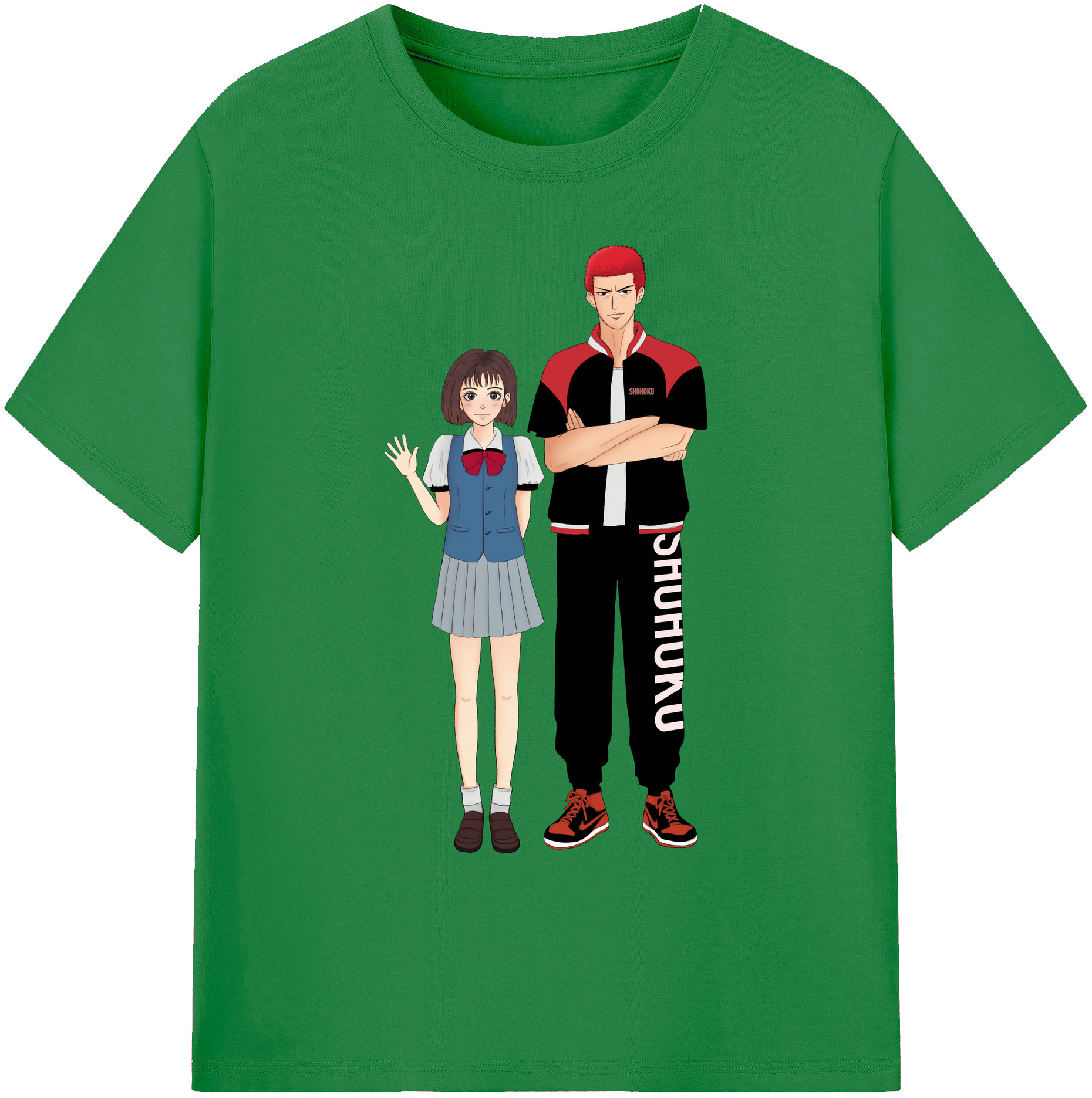 （画像用） SLAM DUNK／スラムダンク 綿100％ メンズ半袖Tシャツ｜肌触りやわらか＆通気性