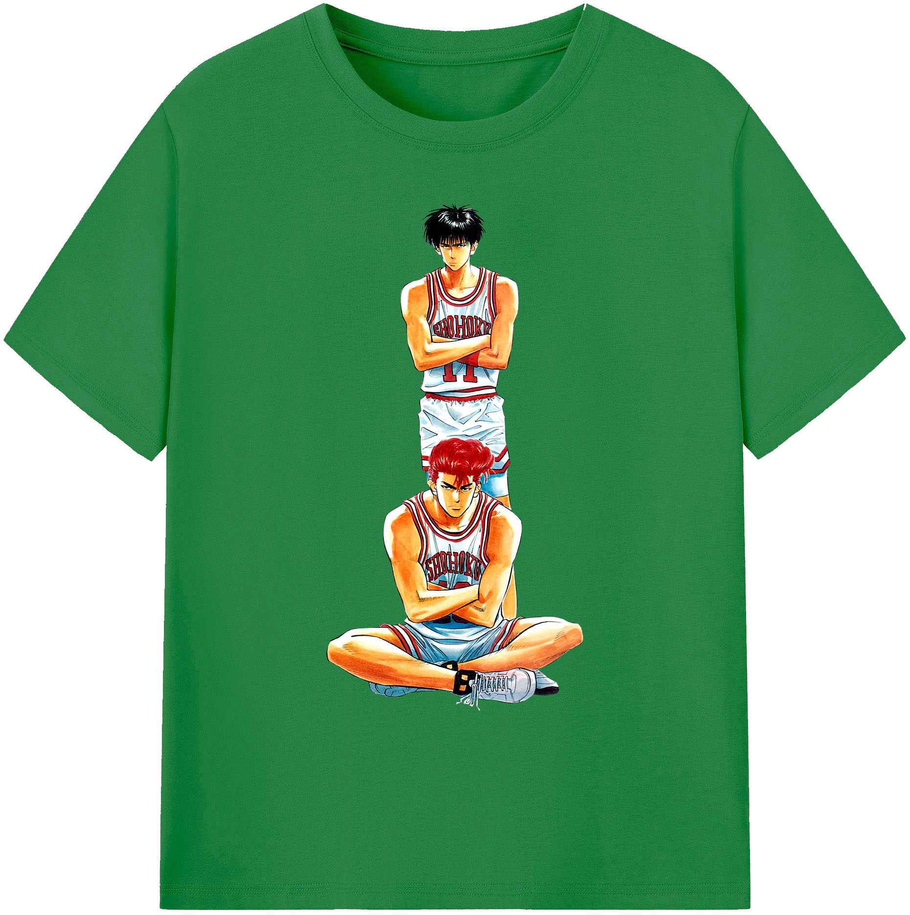 （画像用） SLAM DUNK／スラムダンク 綿100％ メンズ半袖Tシャツ｜肌触りやわらか＆通気性