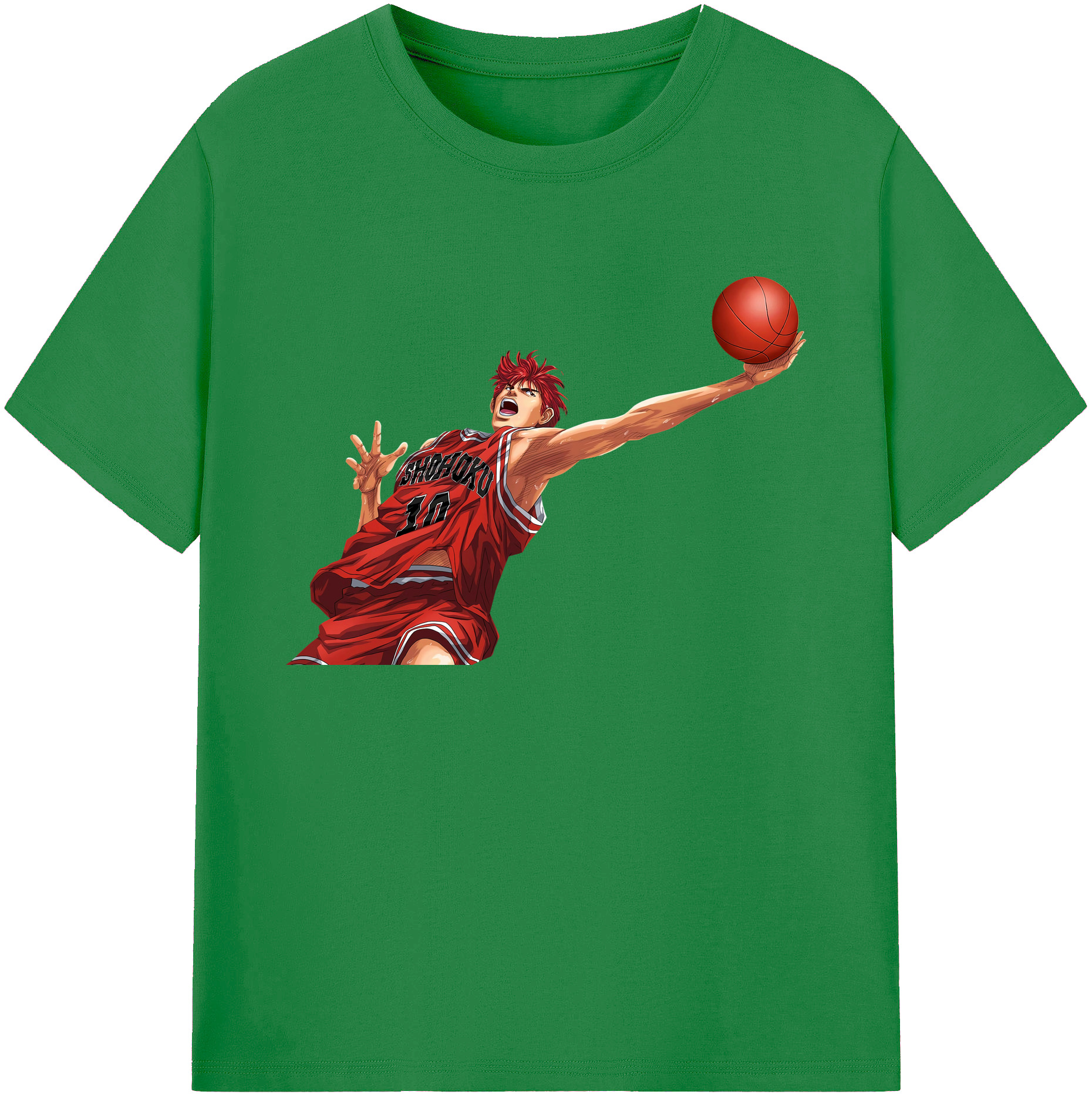 （画像用） SLAM DUNK／スラムダンク 綿100％ メンズ半袖Tシャツ｜肌触りやわらか＆通気性