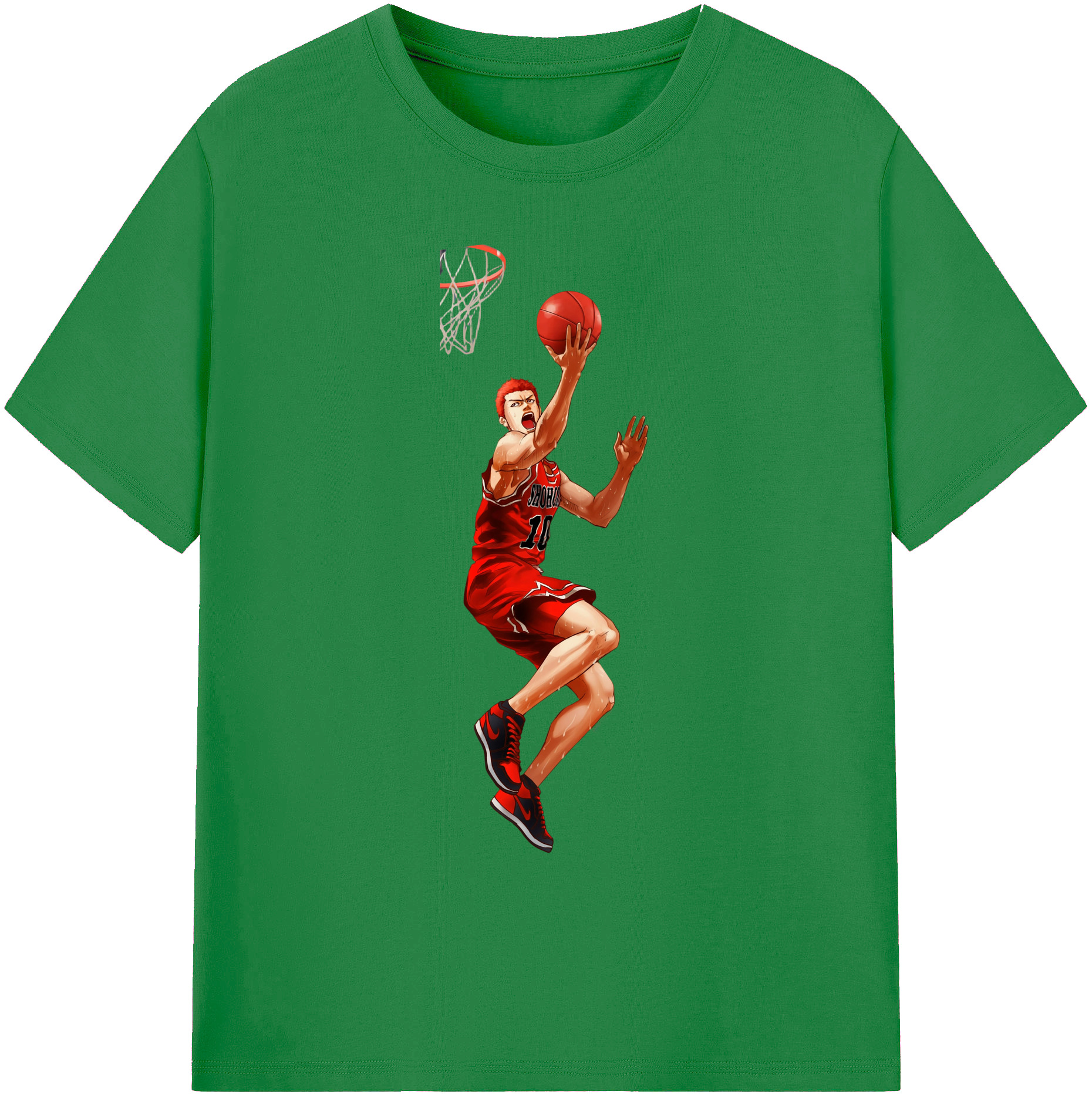 （画像用） SLAM DUNK／スラムダンク 綿100％ メンズ半袖Tシャツ｜肌触りやわらか＆通気性