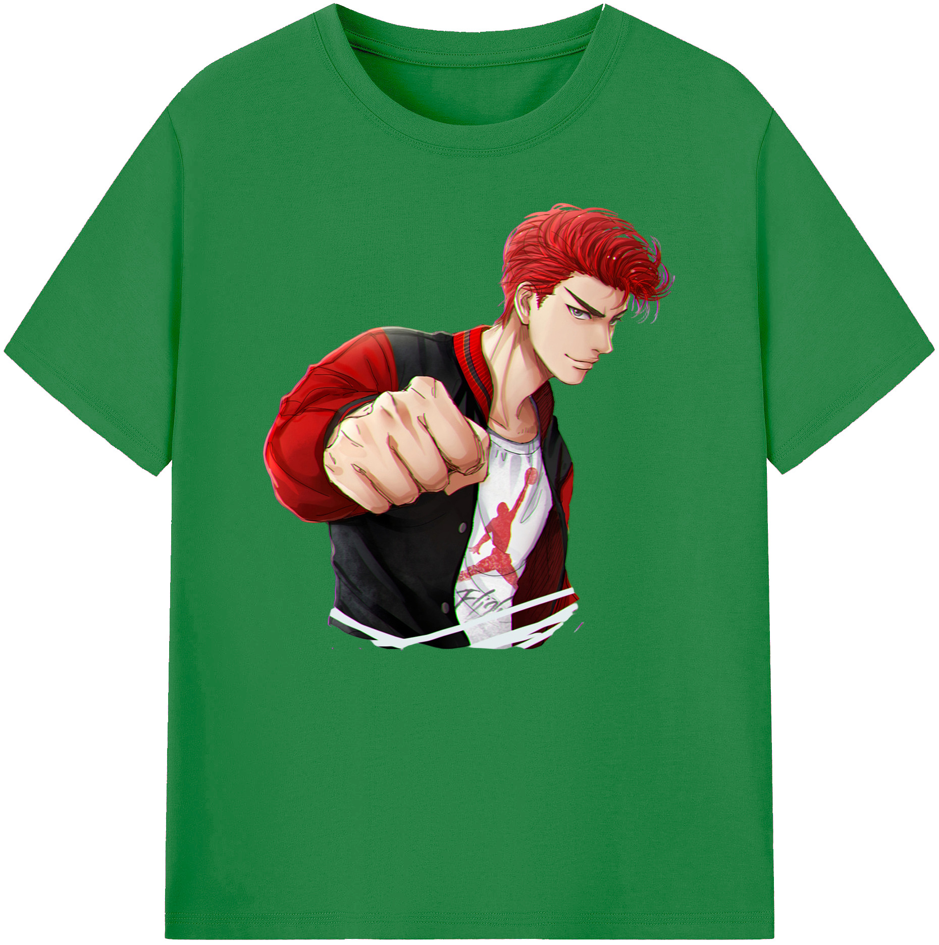 （画像用） SLAM DUNK／スラムダンク 綿100％ メンズ半袖Tシャツ｜肌触りやわらか＆通気性