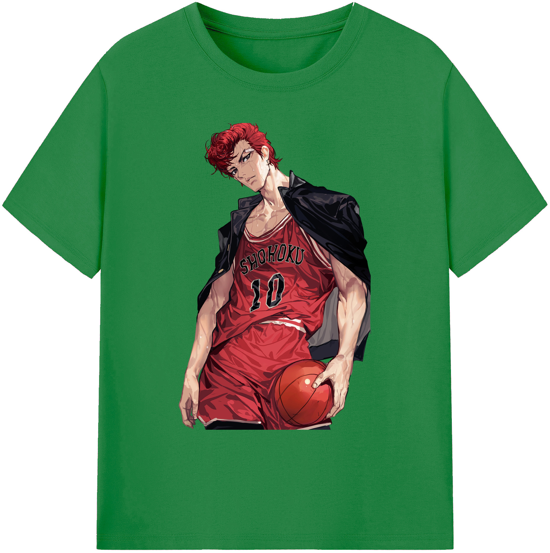 （画像用） SLAM DUNK／スラムダンク 綿100％ メンズ半袖Tシャツ｜肌触りやわらか＆通気性