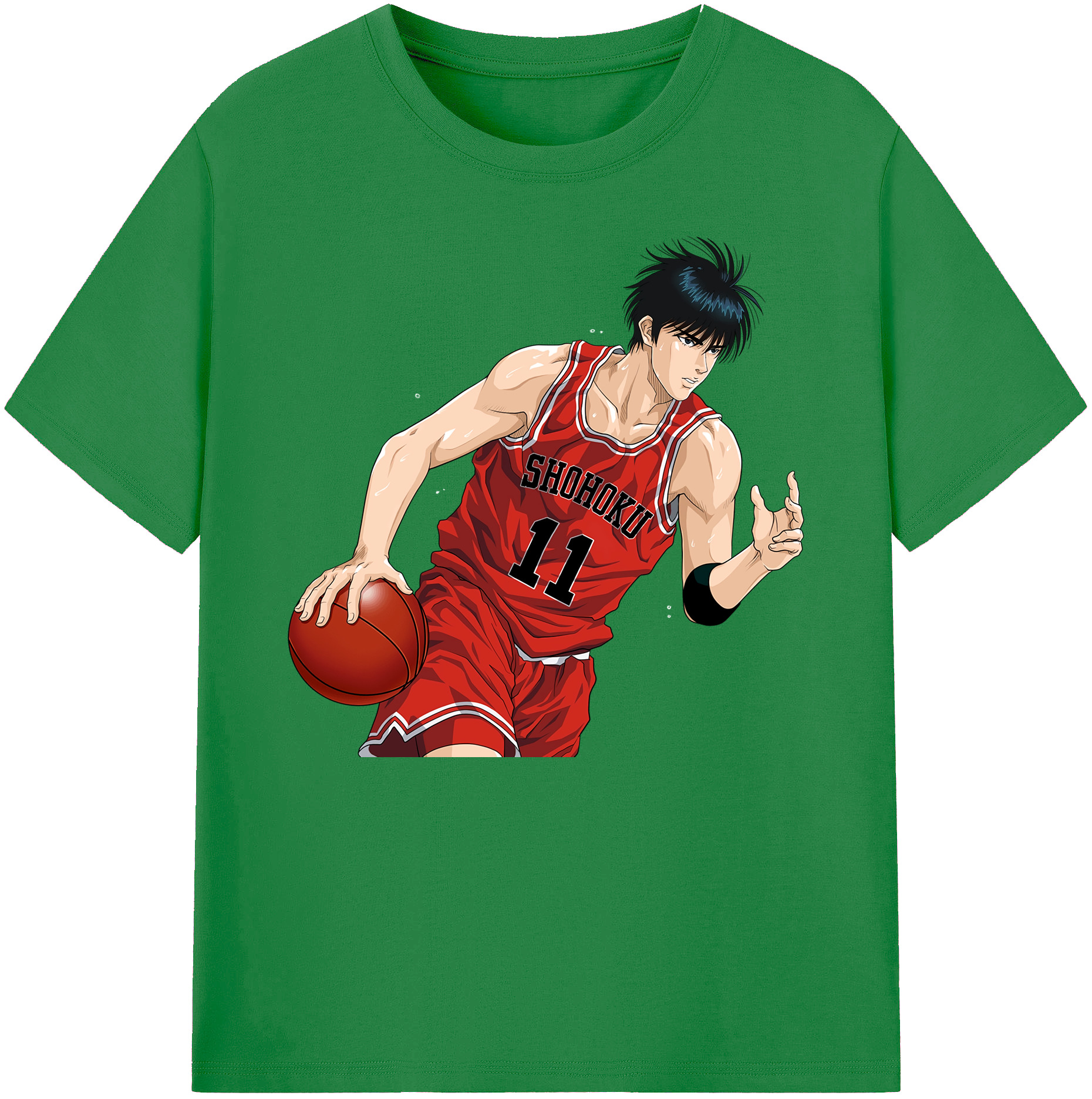（画像用） SLAM DUNK／スラムダンク 綿100％ メンズ半袖Tシャツ｜肌触りやわらか＆通気性