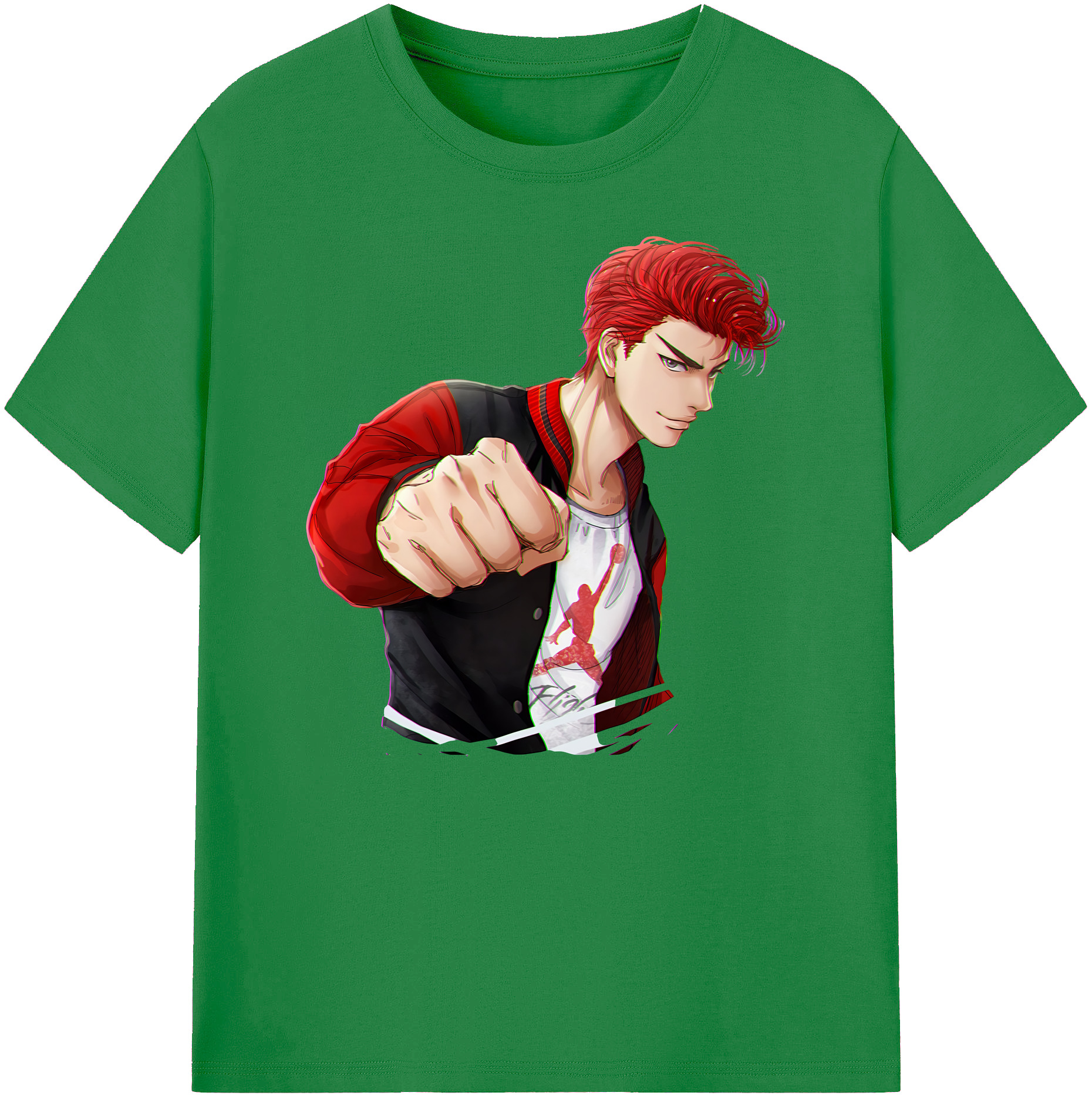 （画像用） SLAM DUNK／スラムダンク 綿100％ メンズ半袖Tシャツ｜肌触りやわらか＆通気性