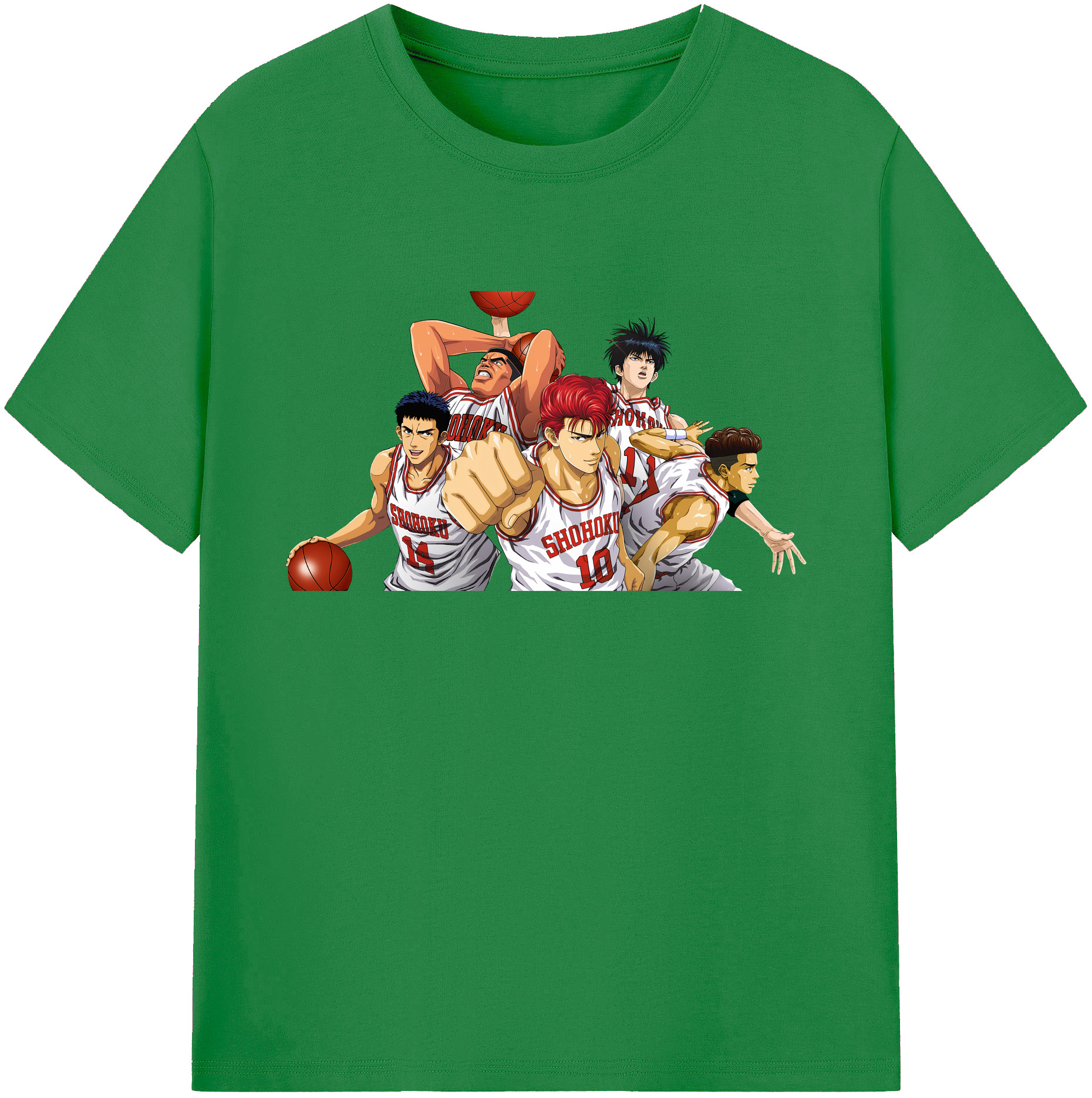 （画像用） SLAM DUNK／スラムダンク 綿100％ メンズ半袖Tシャツ｜肌触りやわらか＆通気性
