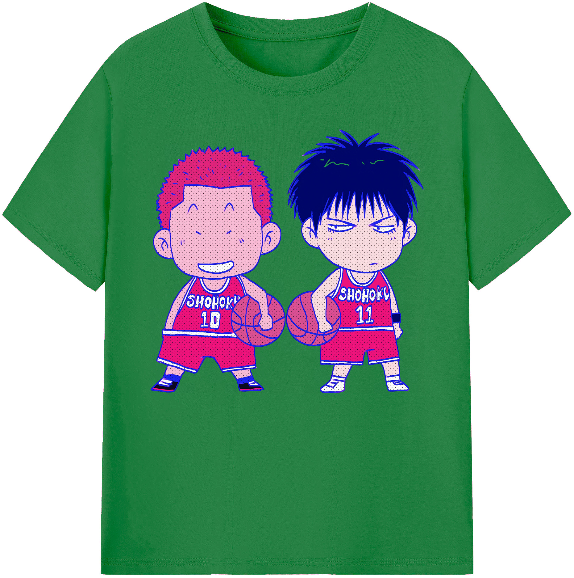 （画像用） SLAM DUNK／スラムダンク 綿100％ メンズ半袖Tシャツ｜肌触りやわらか＆通気性