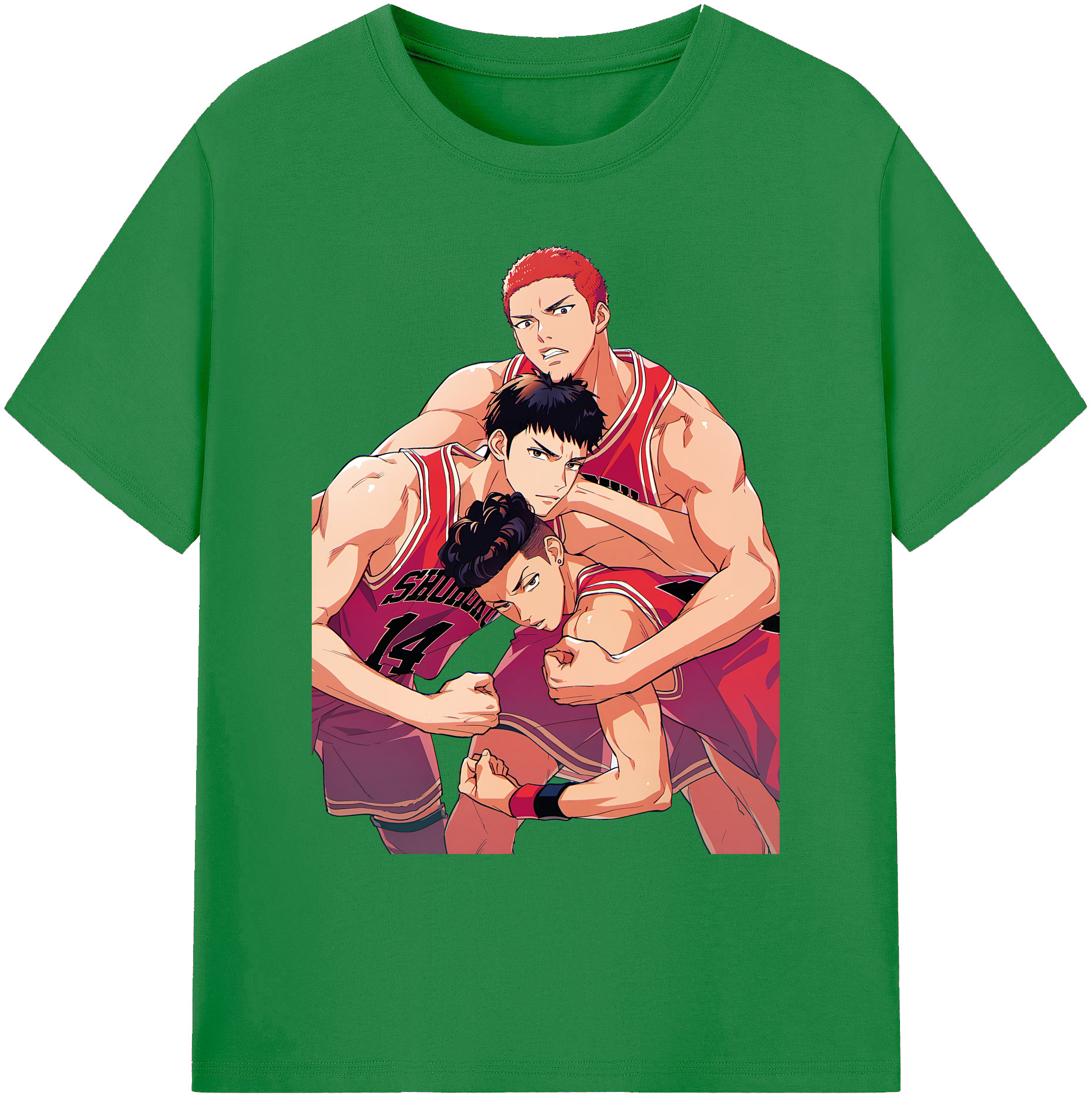 （画像用） SLAM DUNK／スラムダンク 綿100％ メンズ半袖Tシャツ｜肌触りやわらか＆通気性