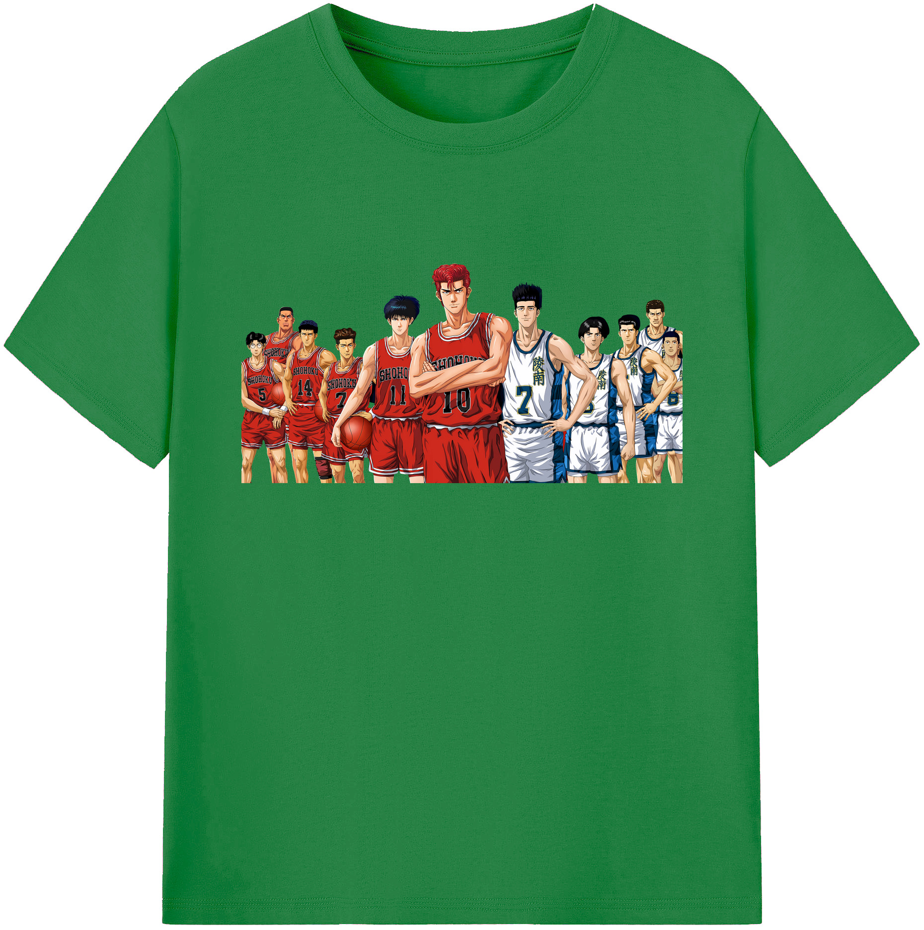 （画像用） SLAM DUNK／スラムダンク 綿100％ メンズ半袖Tシャツ｜肌触りやわらか＆通気性