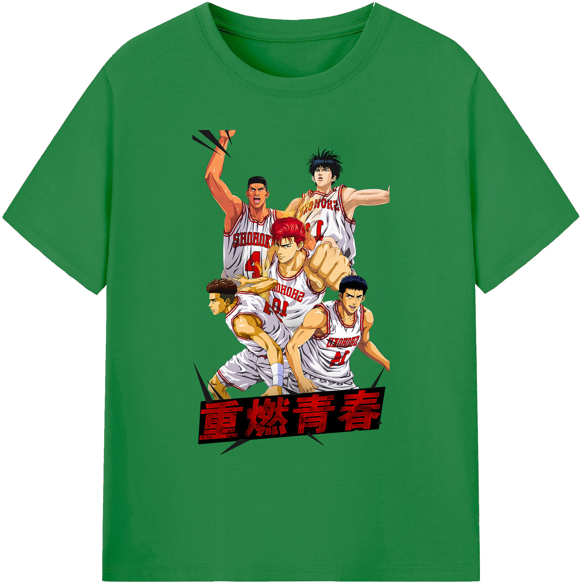 （画像用） SLAM DUNK／スラムダンク 綿100％ メンズ半袖Tシャツ｜肌触りやわらか＆通気性