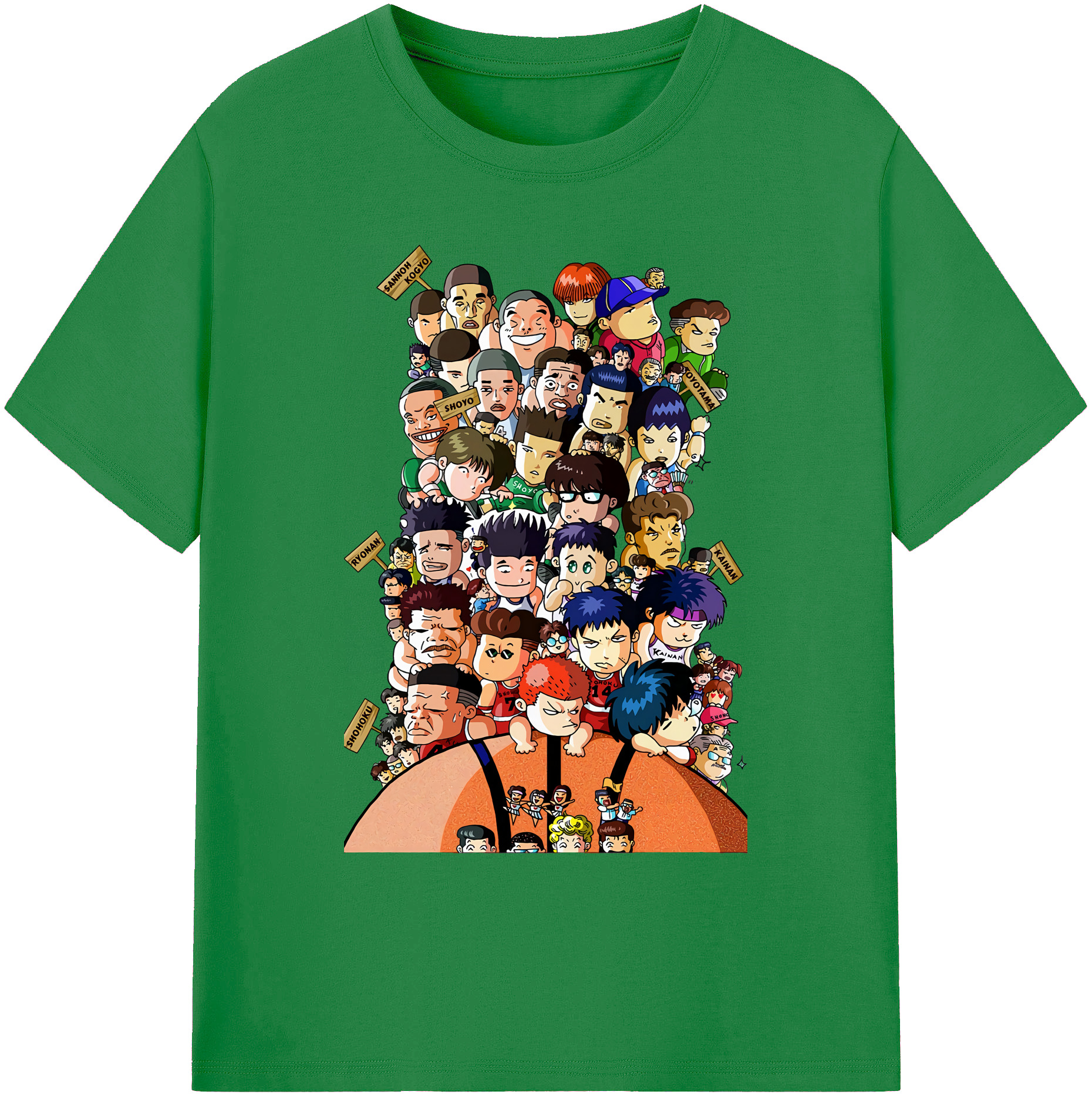 （画像用） SLAM DUNK／スラムダンク 綿100％ メンズ半袖Tシャツ｜肌触りやわらか＆通気性