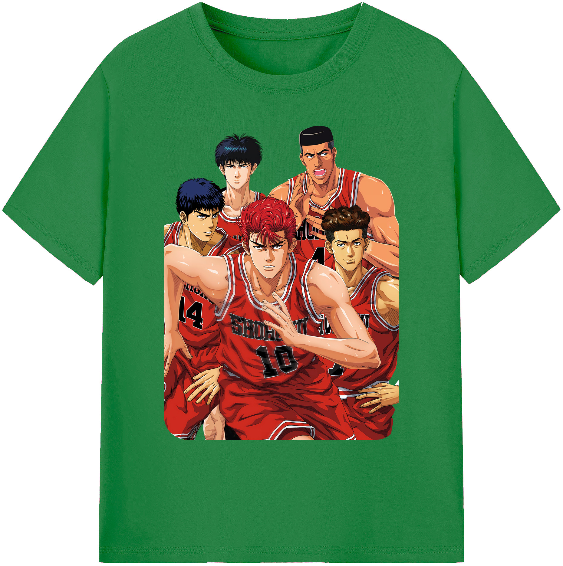 （画像用） SLAM DUNK／スラムダンク 綿100％ メンズ半袖Tシャツ｜肌触りやわらか＆通気性