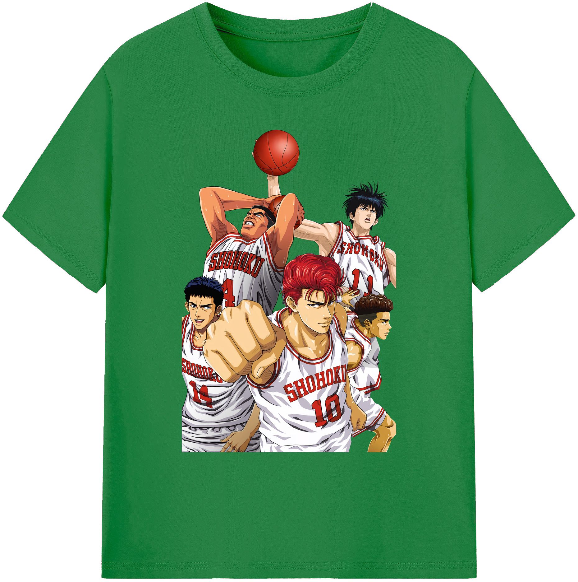 （画像用） SLAM DUNK／スラムダンク 綿100％ メンズ半袖Tシャツ｜肌触りやわらか＆通気性