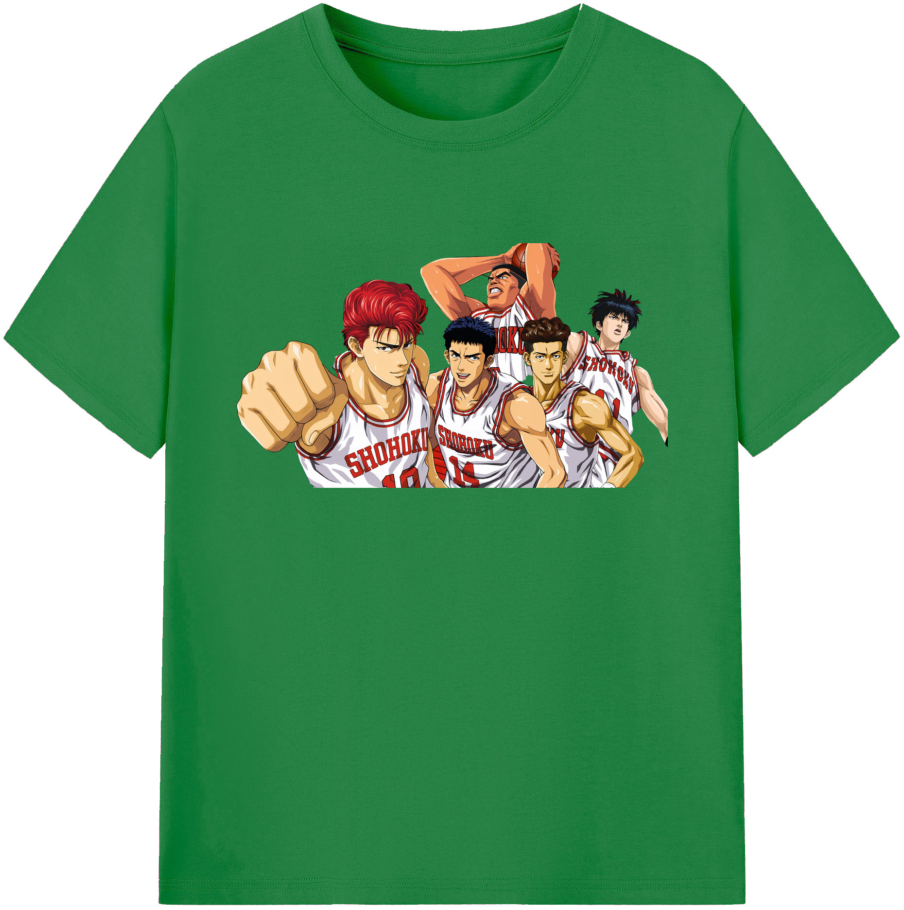 （画像用） SLAM DUNK／スラムダンク 綿100％ メンズ半袖Tシャツ｜肌触りやわらか＆通気性