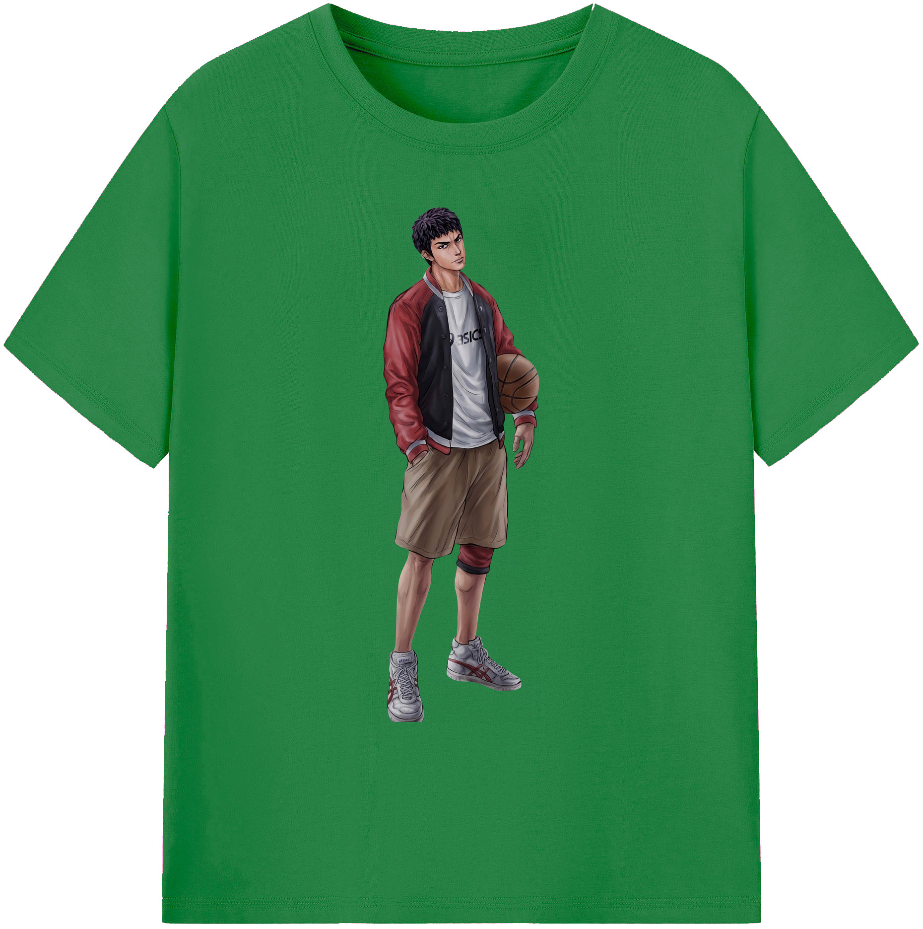 （画像用） SLAM DUNK／スラムダンク 綿100％ メンズ半袖Tシャツ｜肌触りやわらか＆通気性