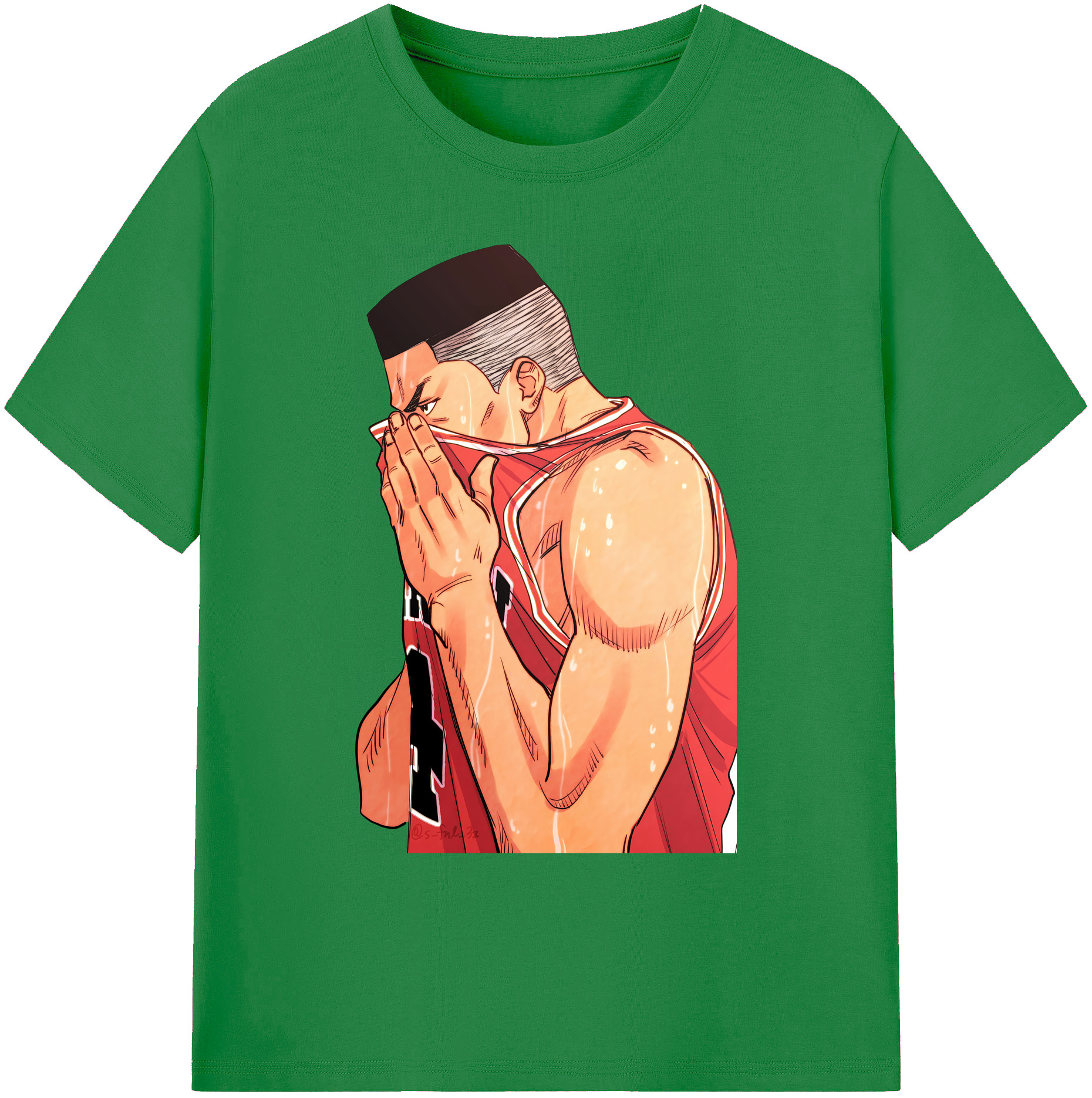 （画像用） SLAM DUNK／スラムダンク 綿100％ メンズ半袖Tシャツ｜肌触りやわらか＆通気性