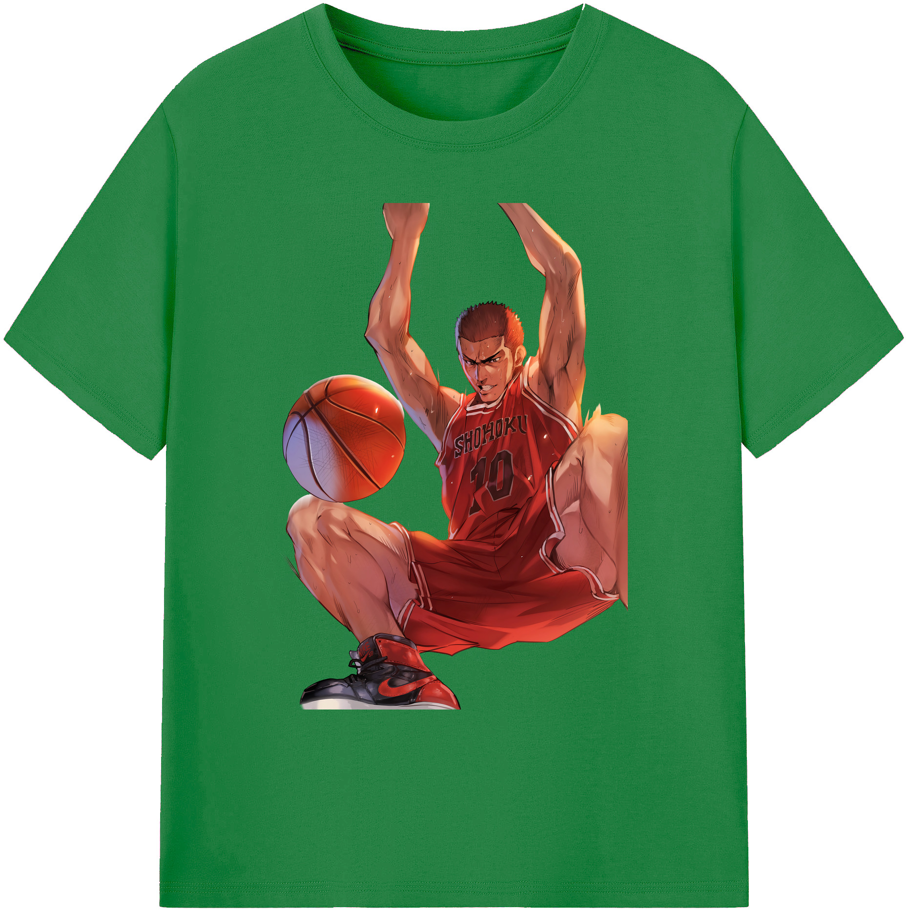 （画像用） SLAM DUNK／スラムダンク 綿100％ メンズ半袖Tシャツ｜肌触りやわらか＆通気性