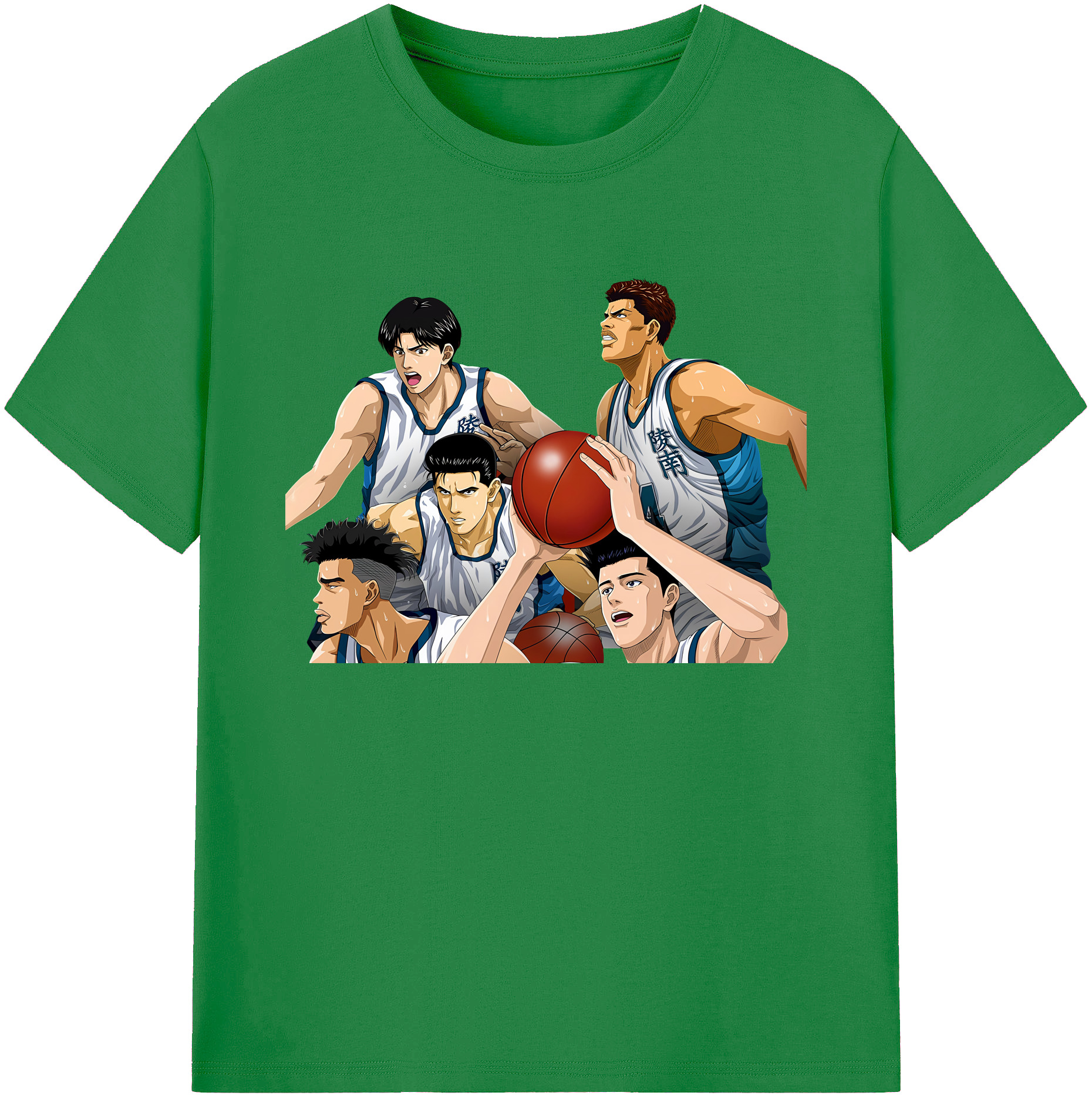 （画像用） SLAM DUNK／スラムダンク 綿100％ メンズ半袖Tシャツ｜肌触りやわらか＆通気性