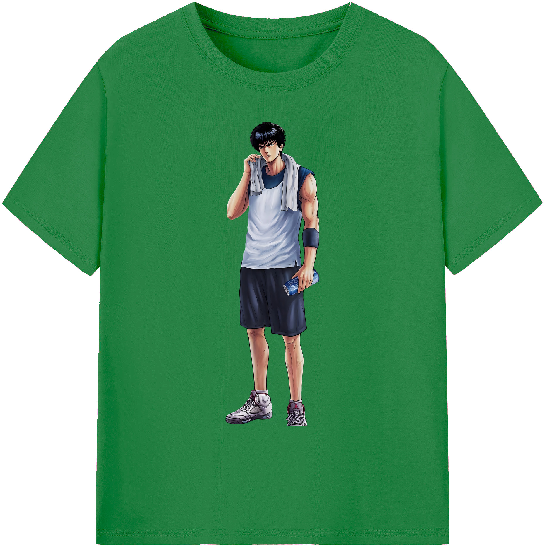 （画像用） SLAM DUNK／スラムダンク 綿100％ メンズ半袖Tシャツ｜肌触りやわらか＆通気性
